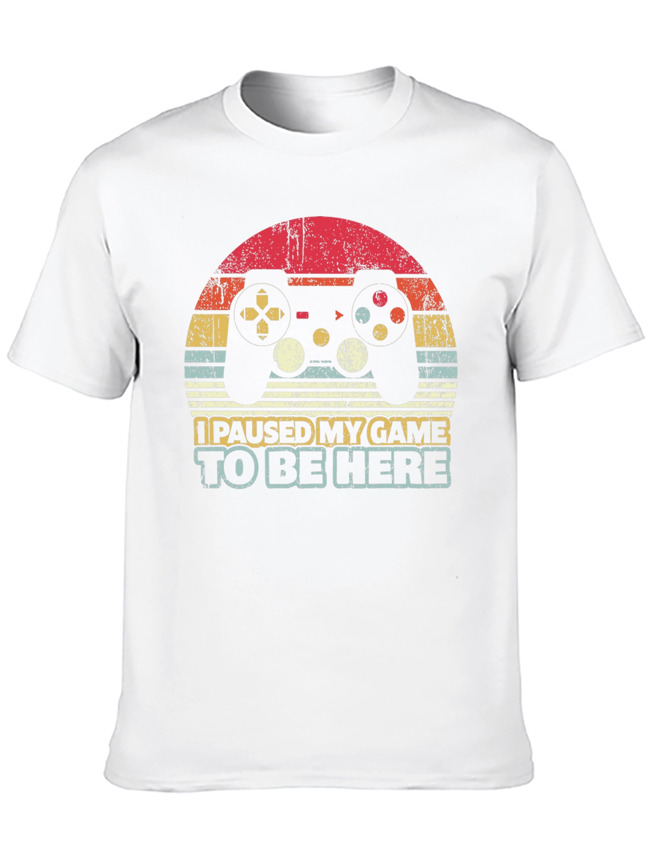 Paused Game Retro Graphic Tee - Gamer Gift