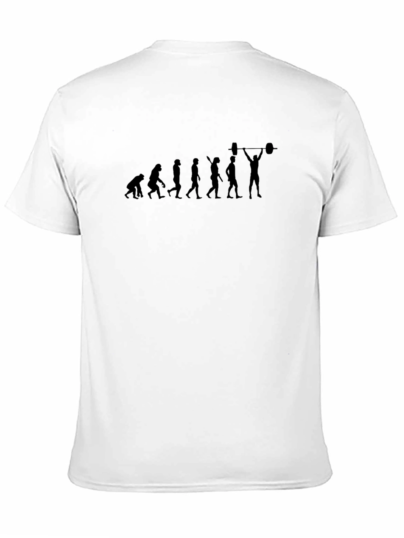 Weightlifting Evolution T-Shirt - Black Graphic Tee