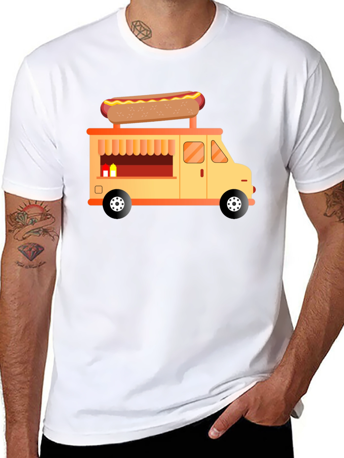 Hot Dog Truck Graphic Tee