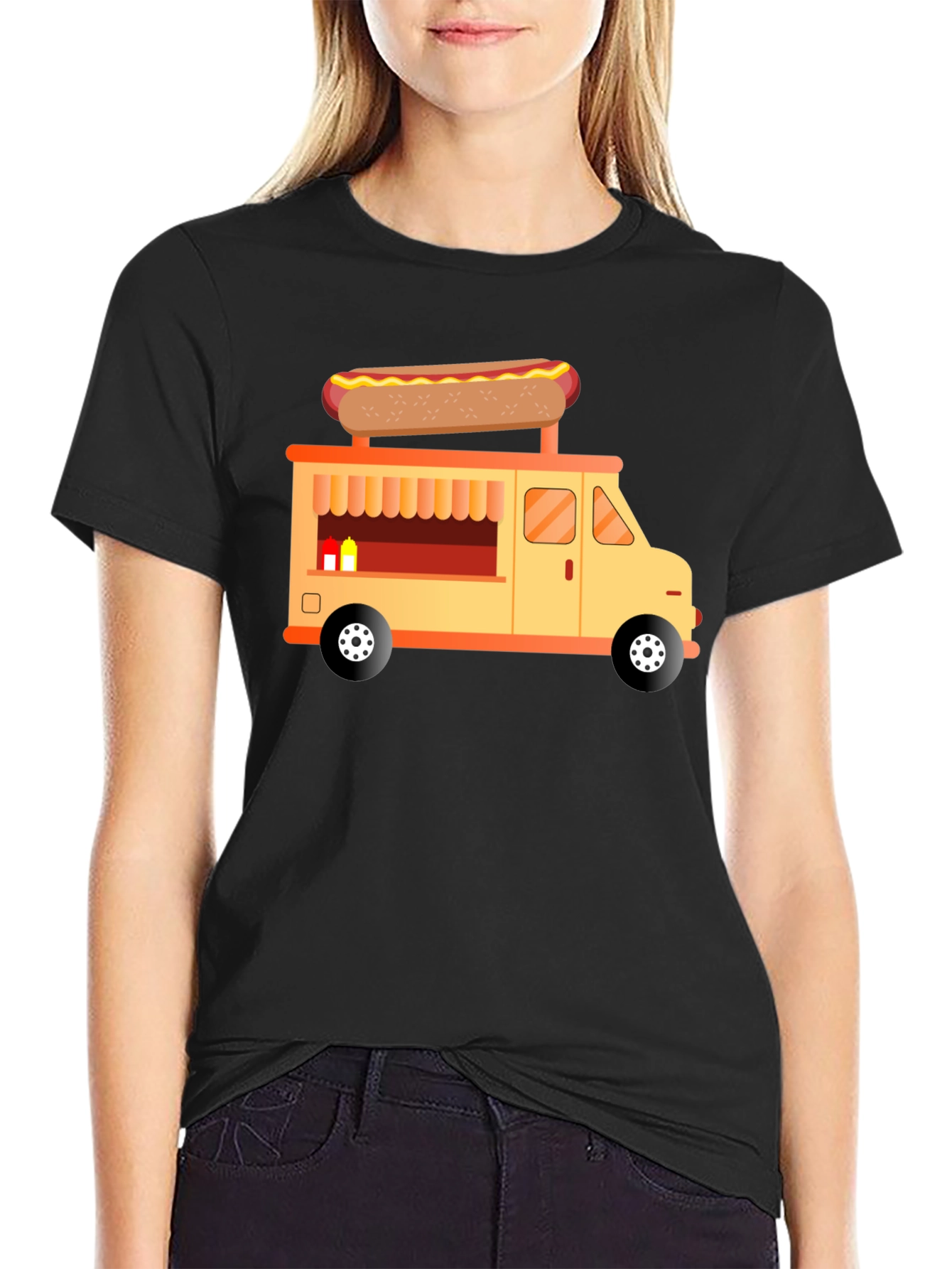 Hot Dog Truck Graphic Tee