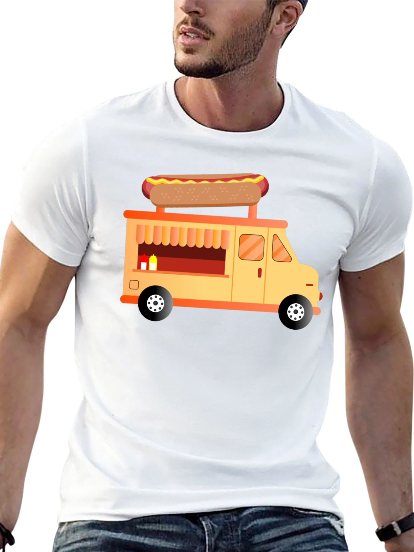 Hot Dog Truck Graphic Tee