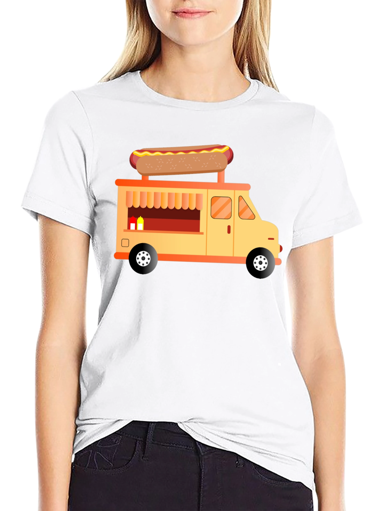 Hot Dog Truck Graphic Tee
