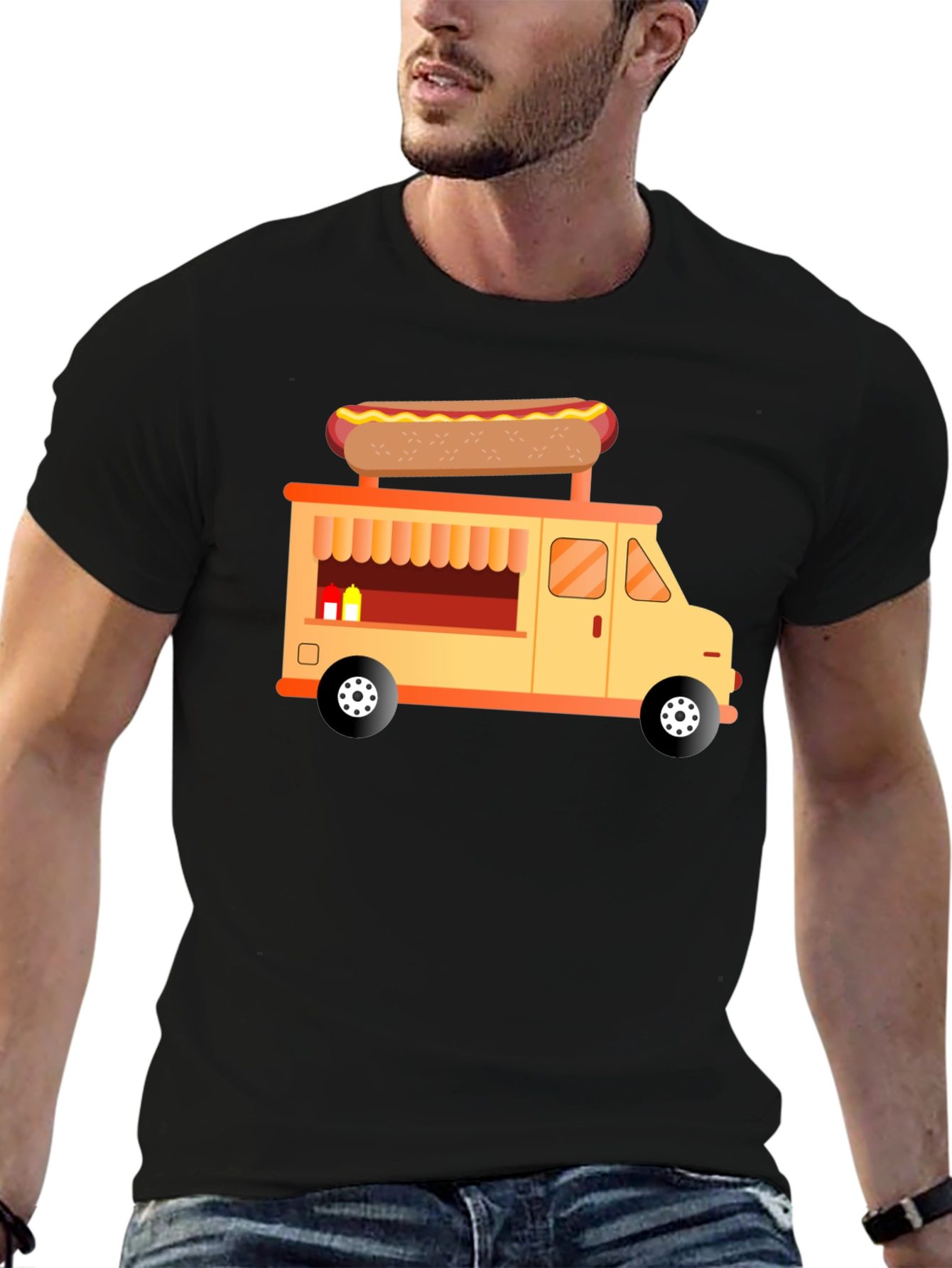 Hot Dog Truck Graphic Tee