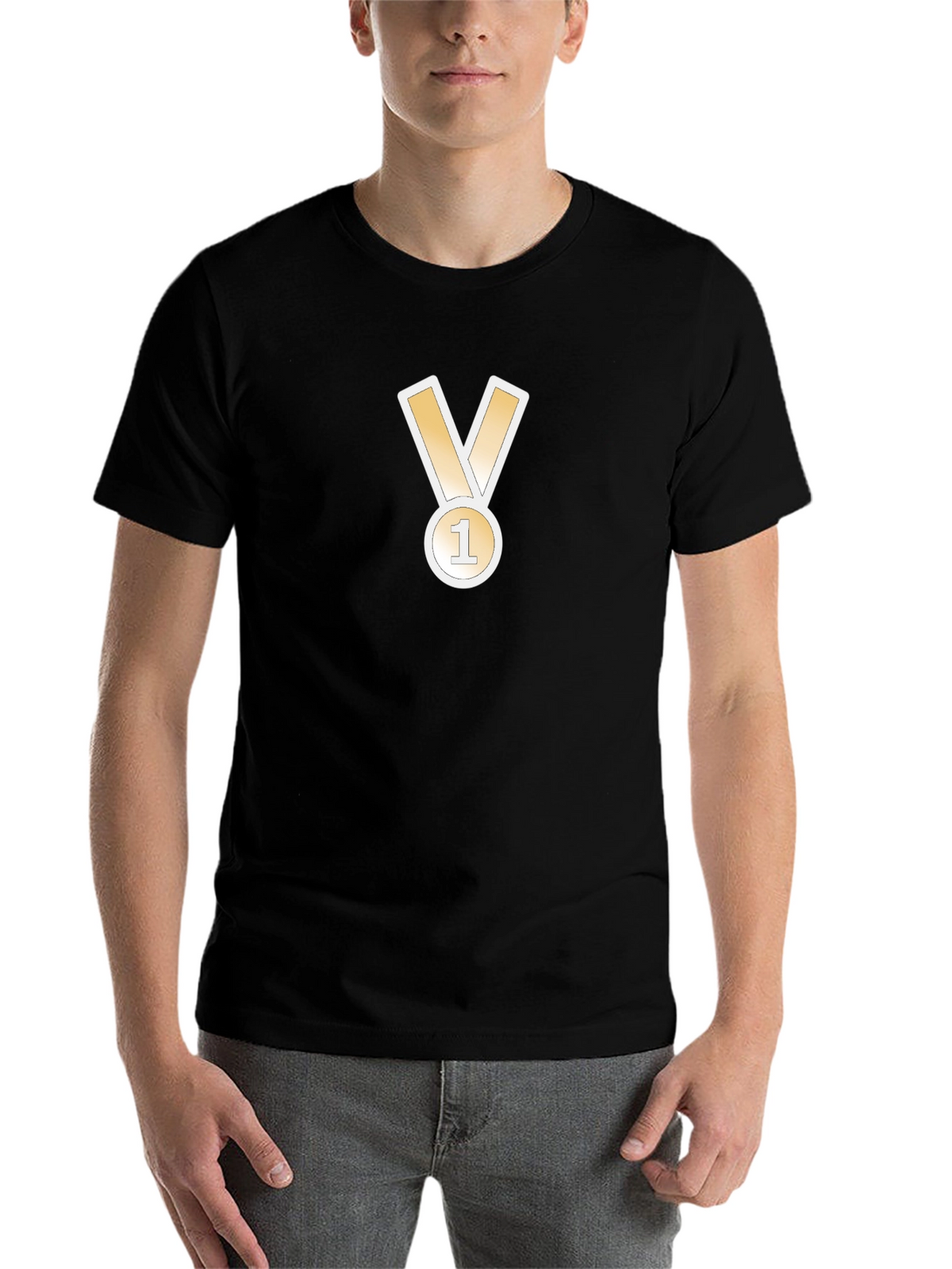 Winners Tee: #1 Medal Graphic T-Shirt