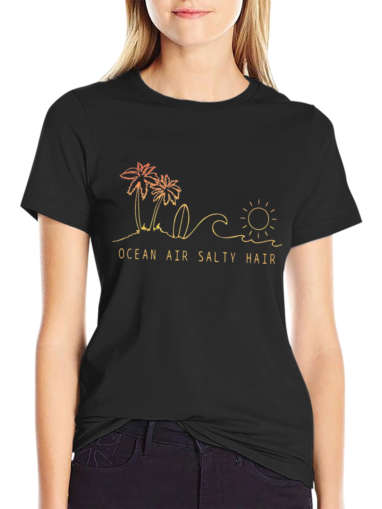 Ocean Air Salty Hair Graphic Tee