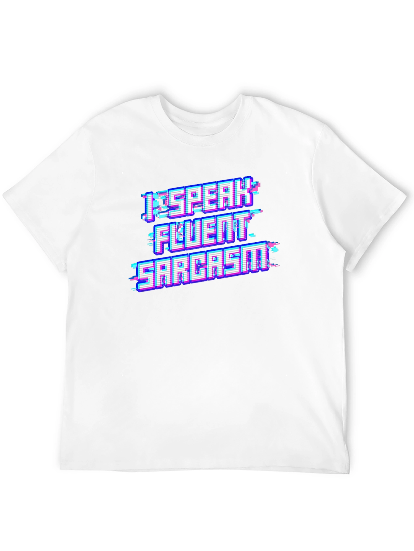 I Speak Fluent Sarcasm Black T-Shirt