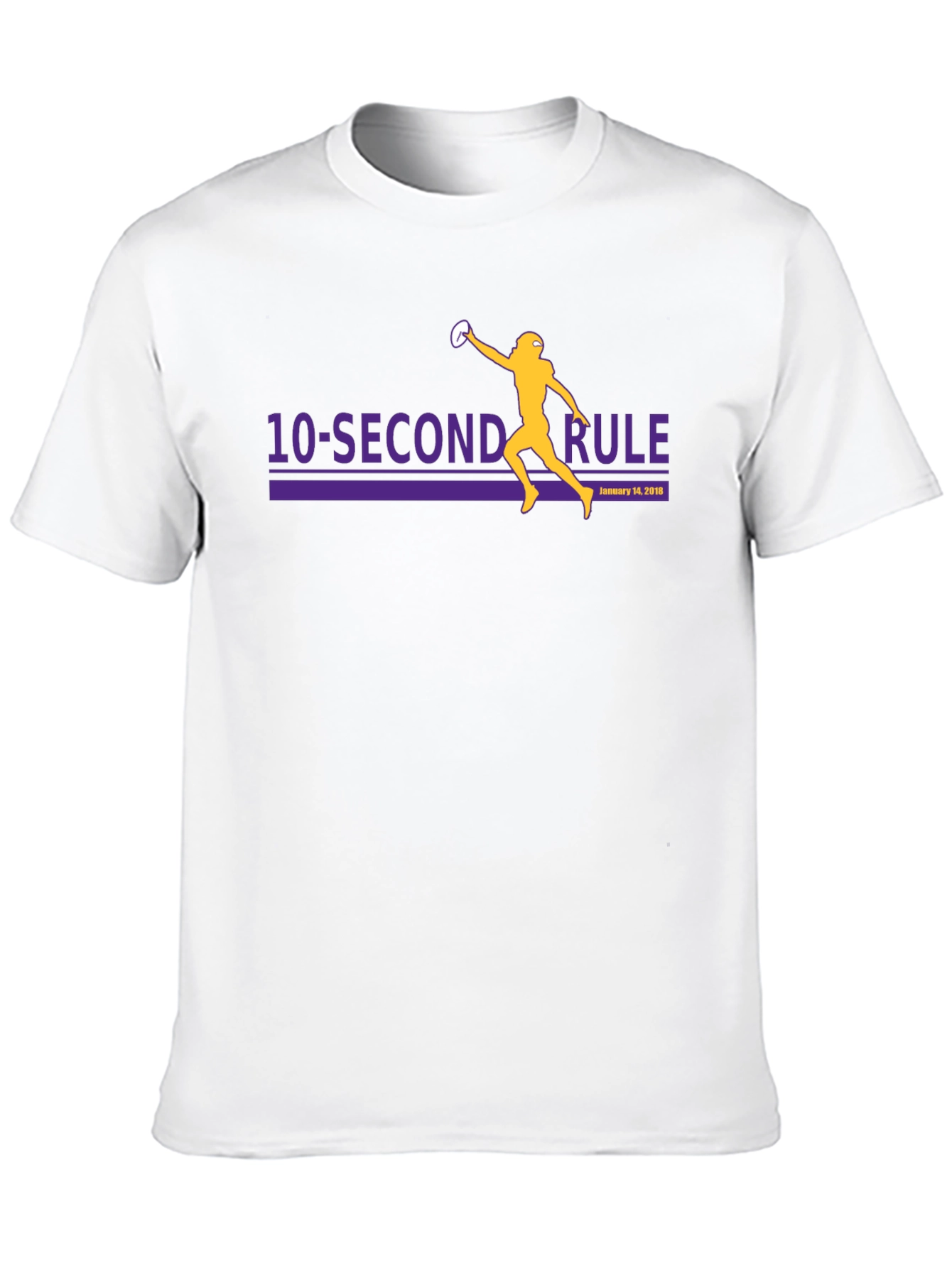 10-Second Rule Football T-Shirt