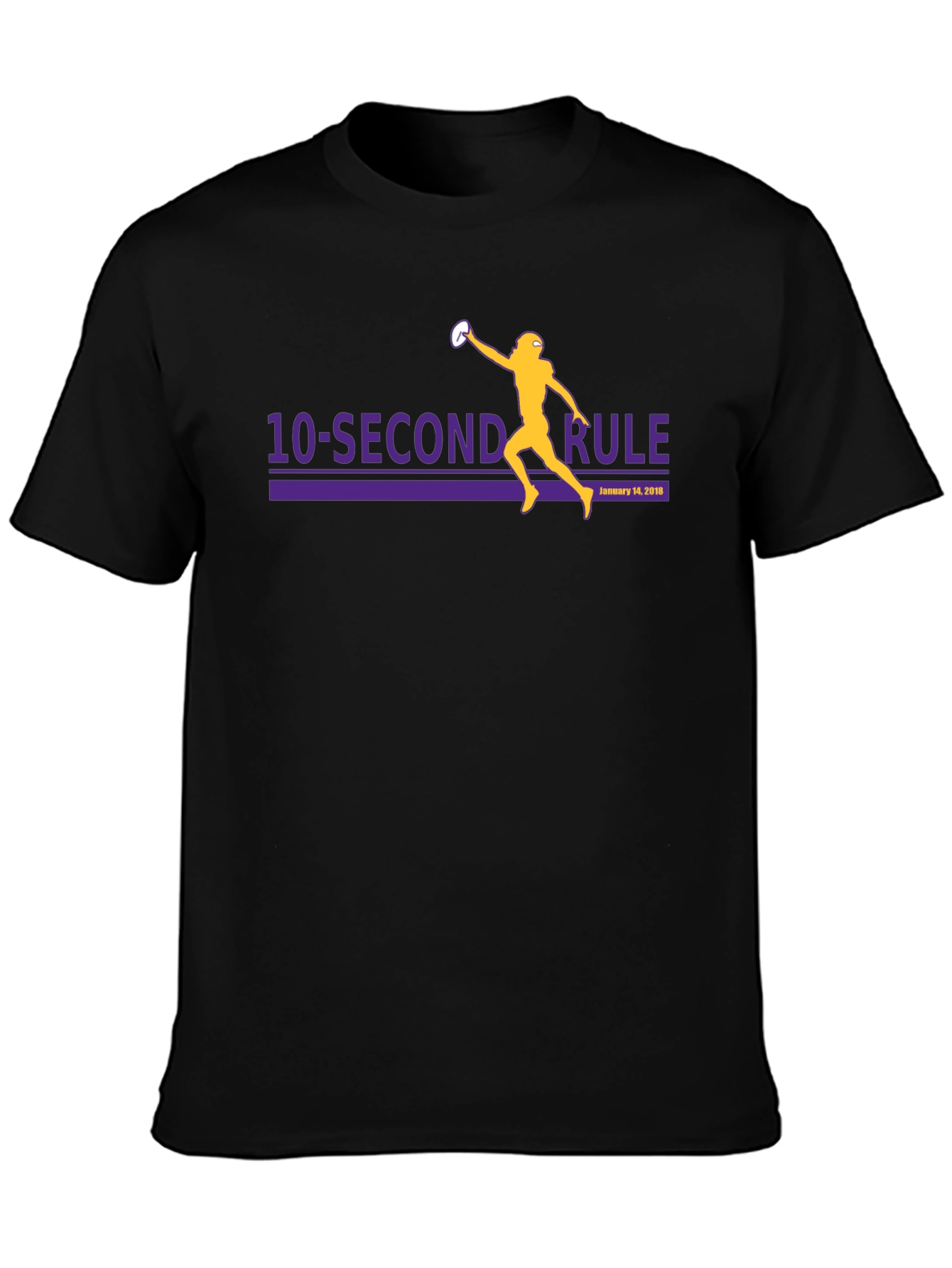 10-Second Rule Football T-Shirt