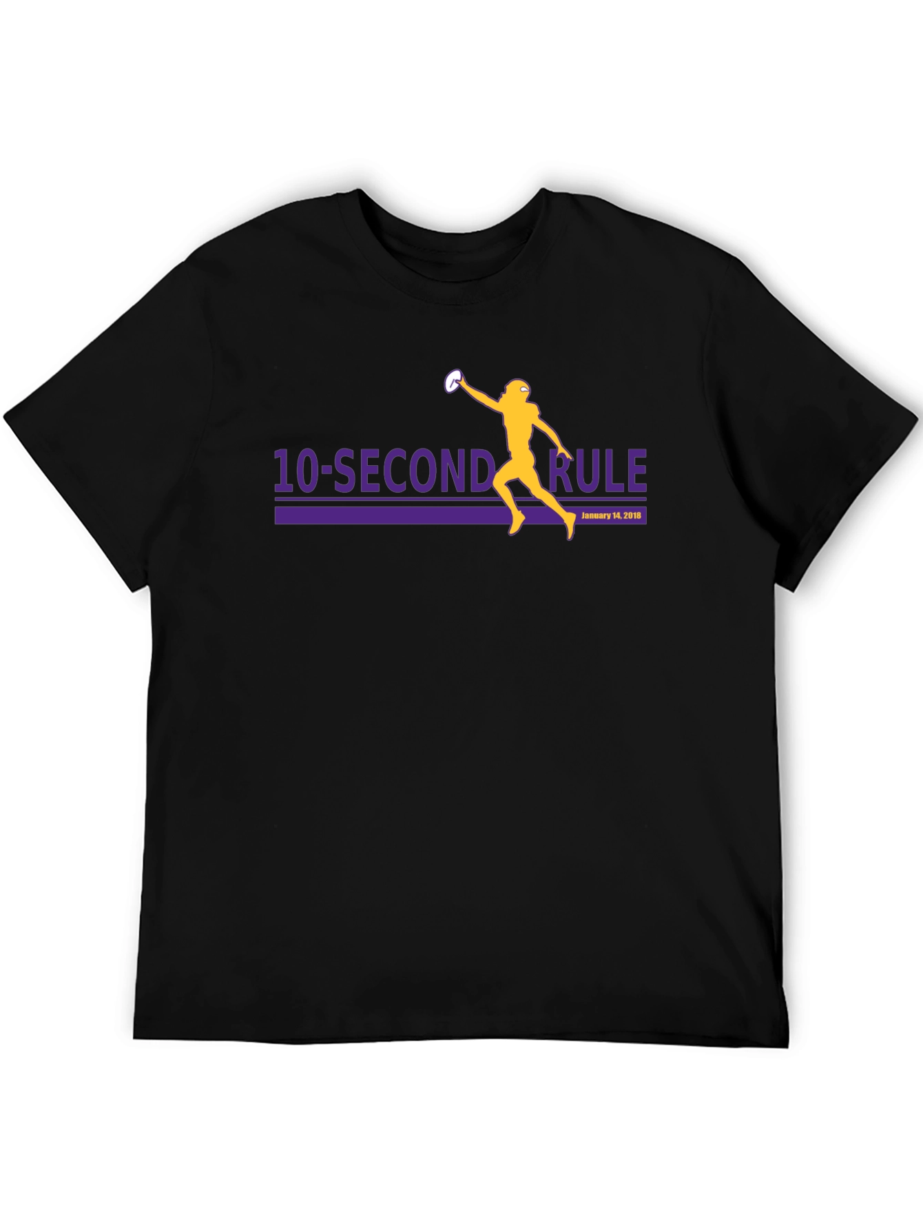 10-Second Rule Football T-Shirt