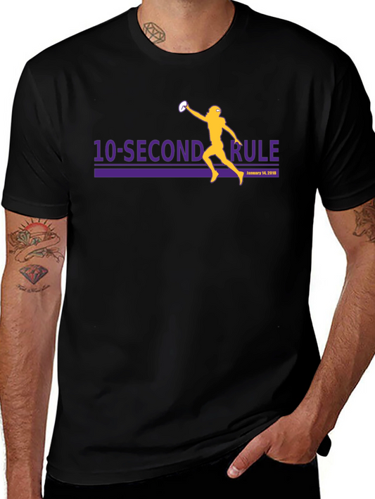 10-Second Rule Football T-Shirt