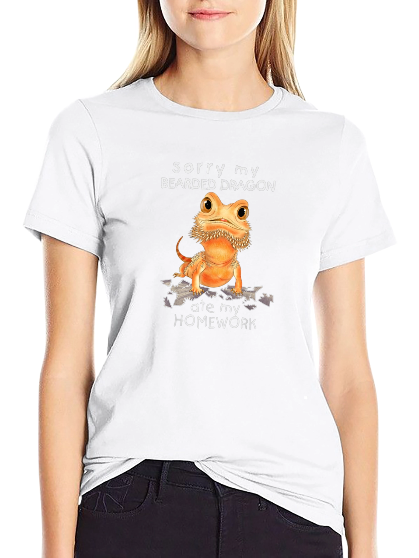 Bearded Dragon Ate My Homework Graphic Tee