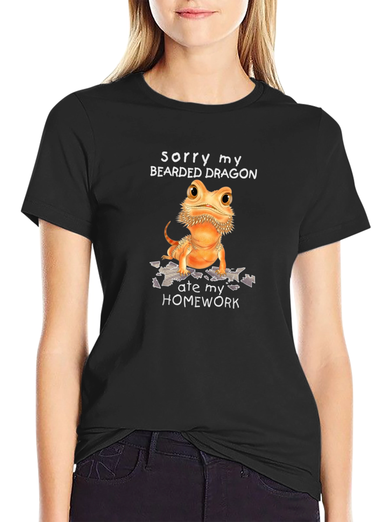 Bearded Dragon Ate My Homework Graphic Tee