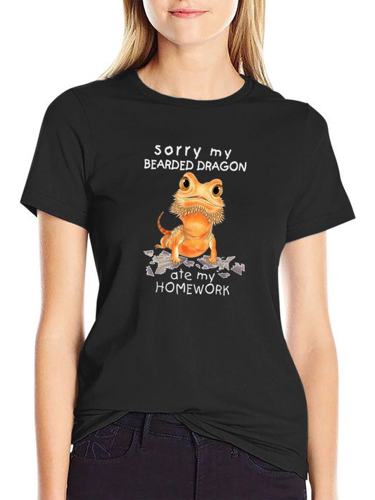 Bearded Dragon Ate My Homework Graphic Tee