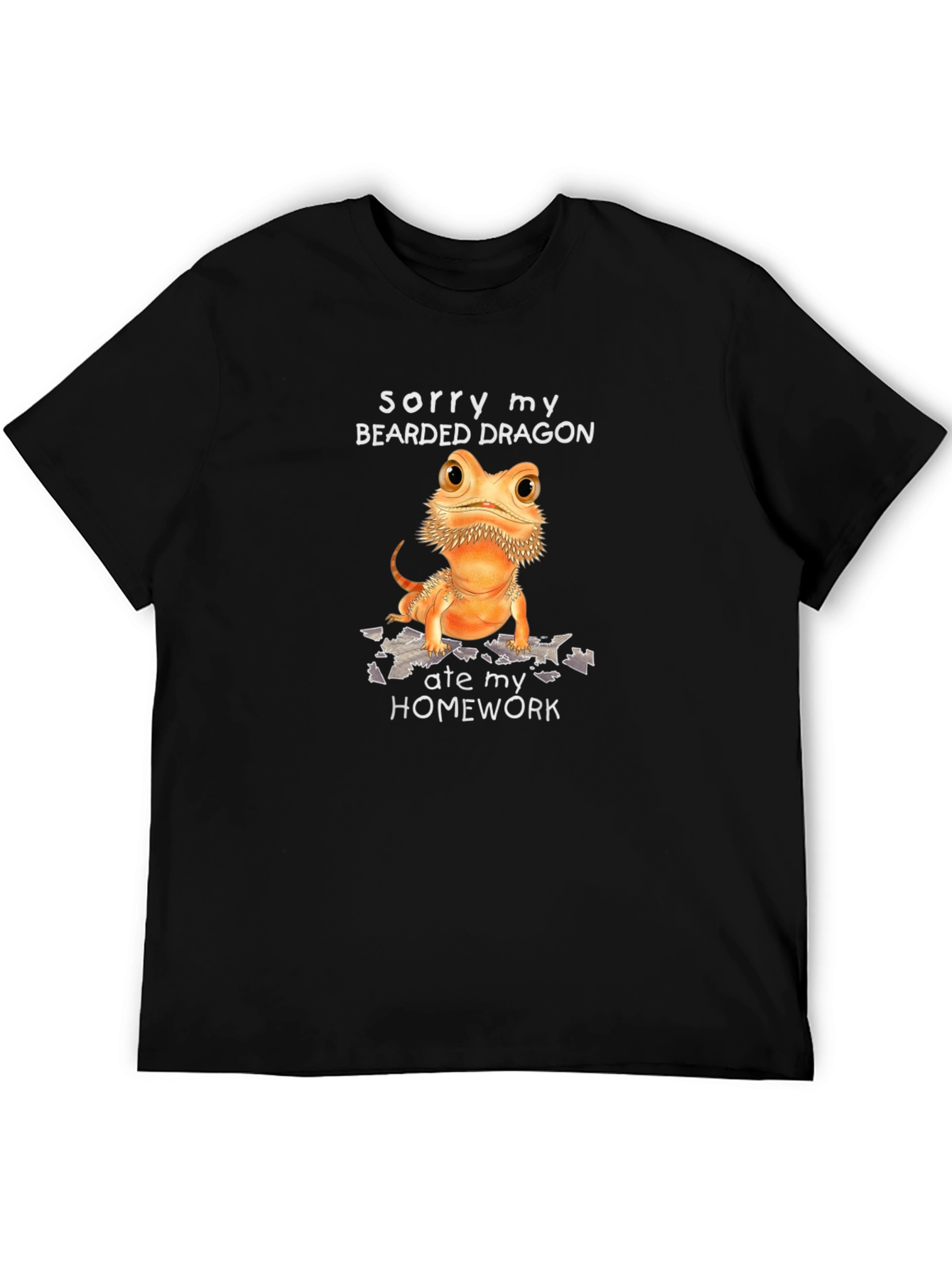 Bearded Dragon Ate My Homework Graphic Tee