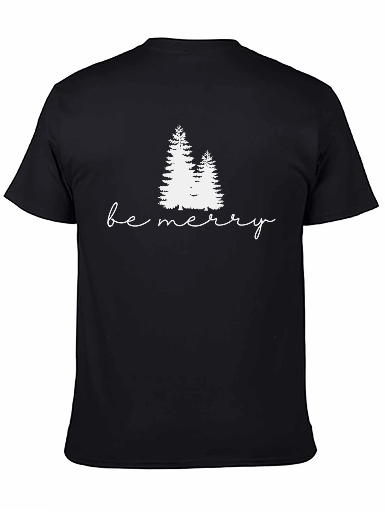 Be Merry Christmas Tree Graphic Tee