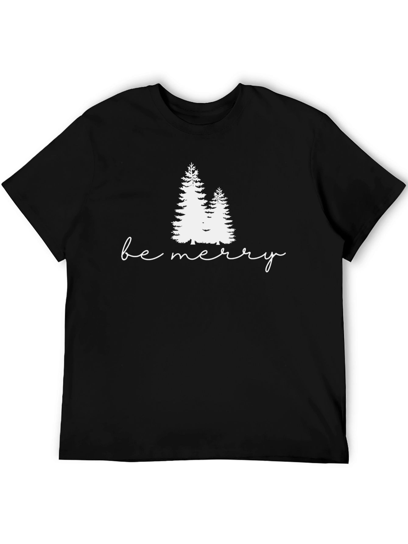 Be Merry Christmas Tree Graphic Tee