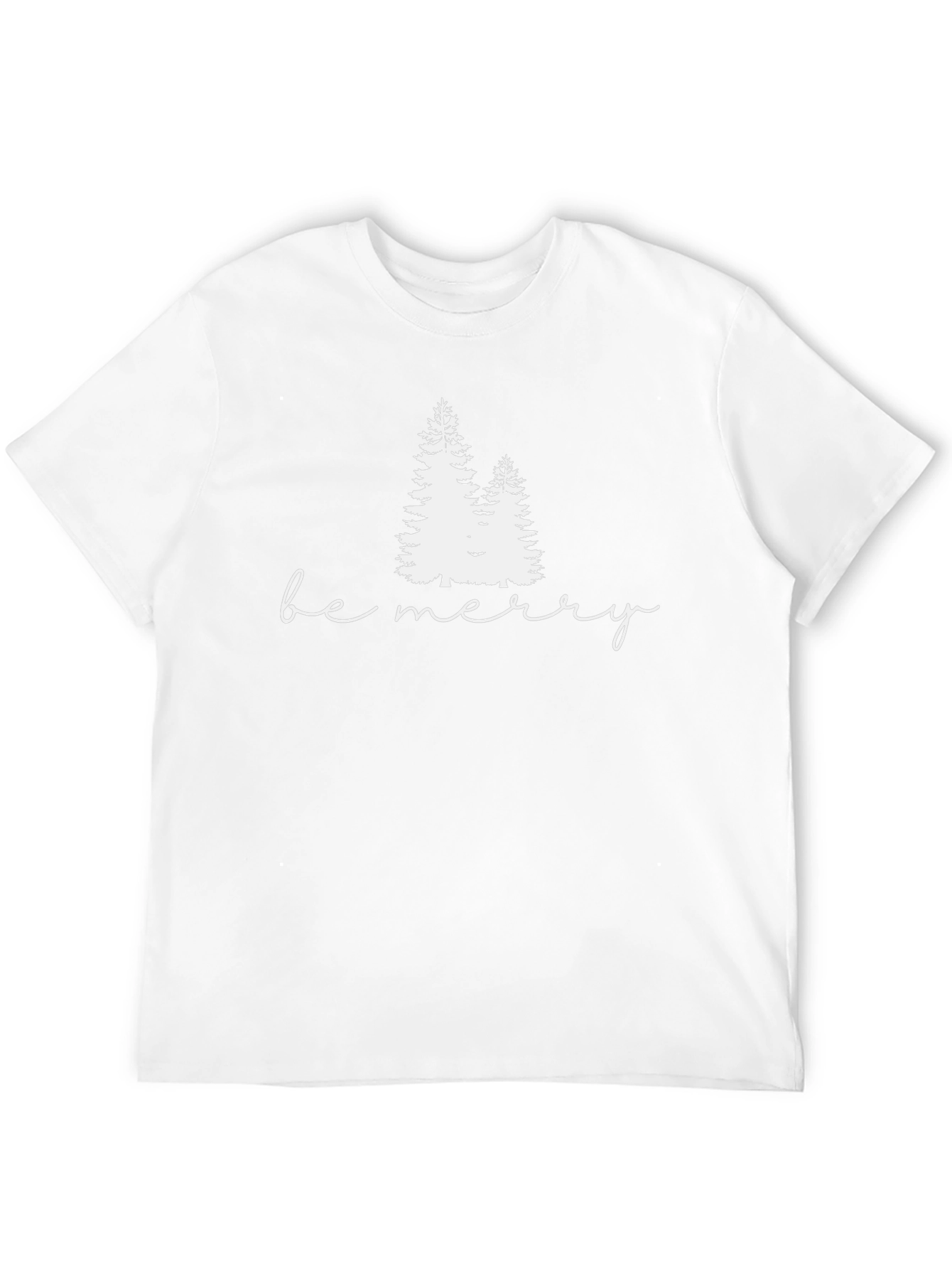 Be Merry Christmas Tree Graphic Tee