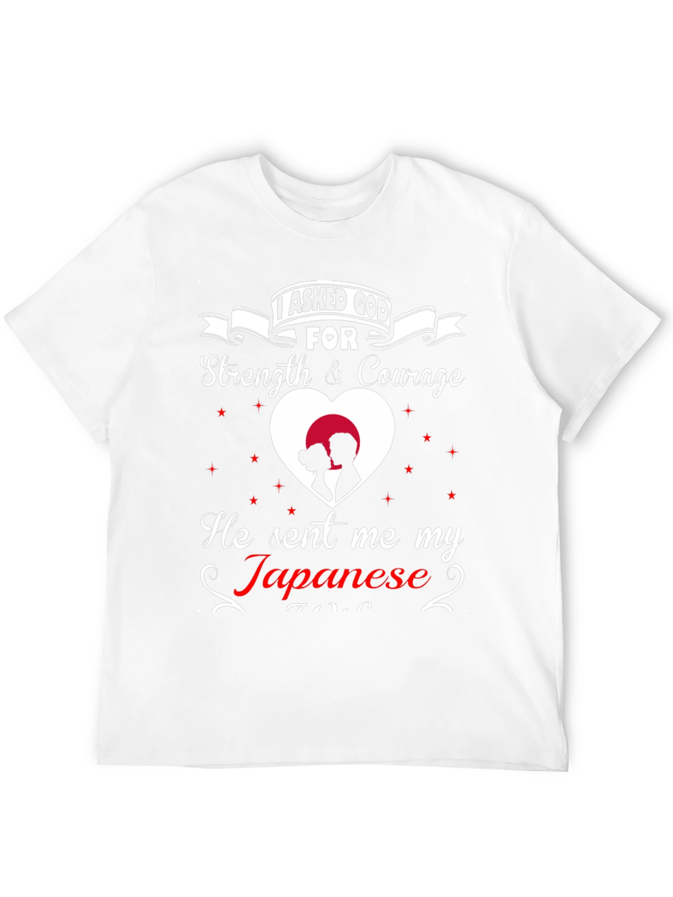 Japanese Love T-Shirt: Strength & Courage Gift