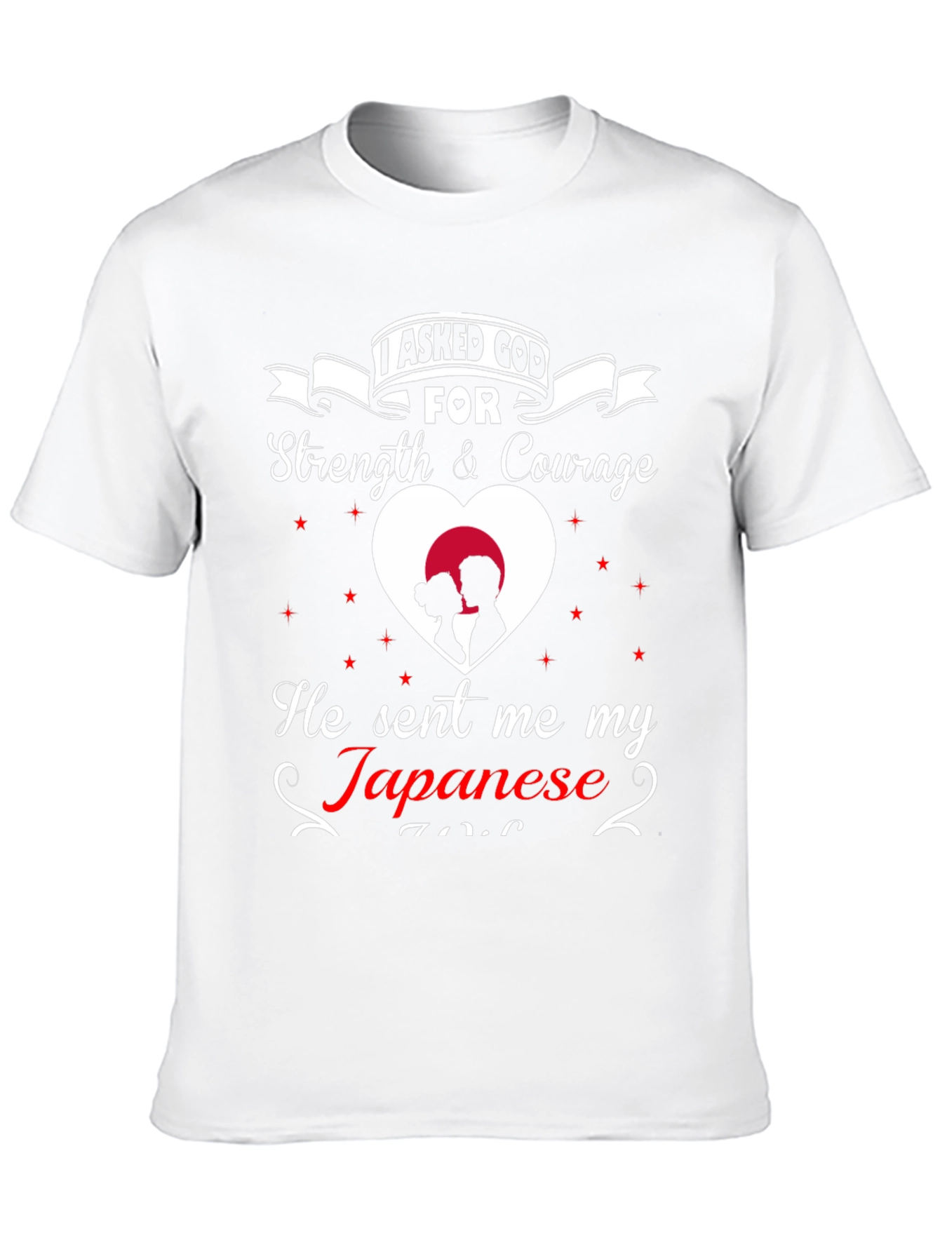 Japanese Love T-Shirt: Strength & Courage Gift