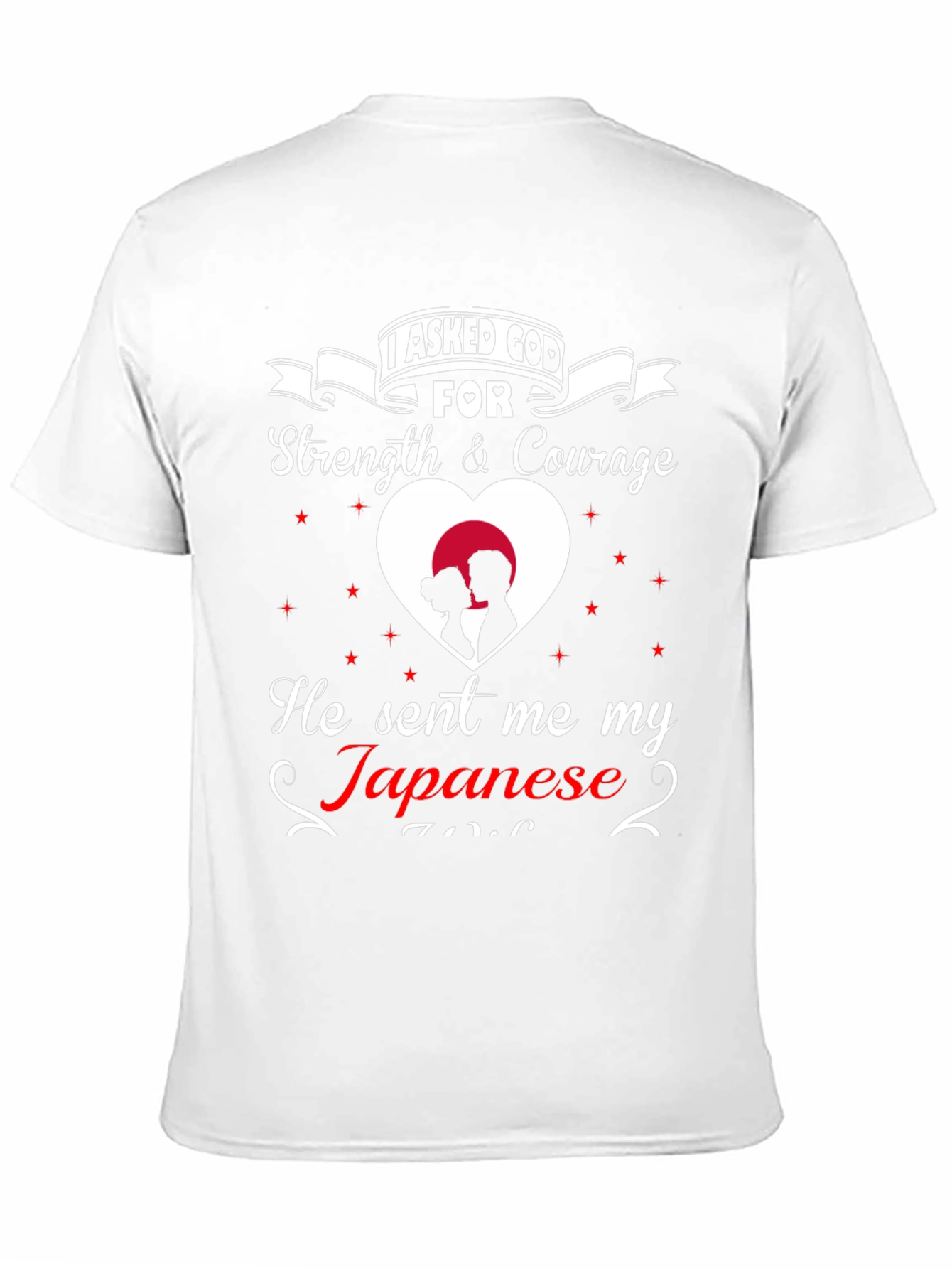 Japanese Love T-Shirt: Strength & Courage Gift
