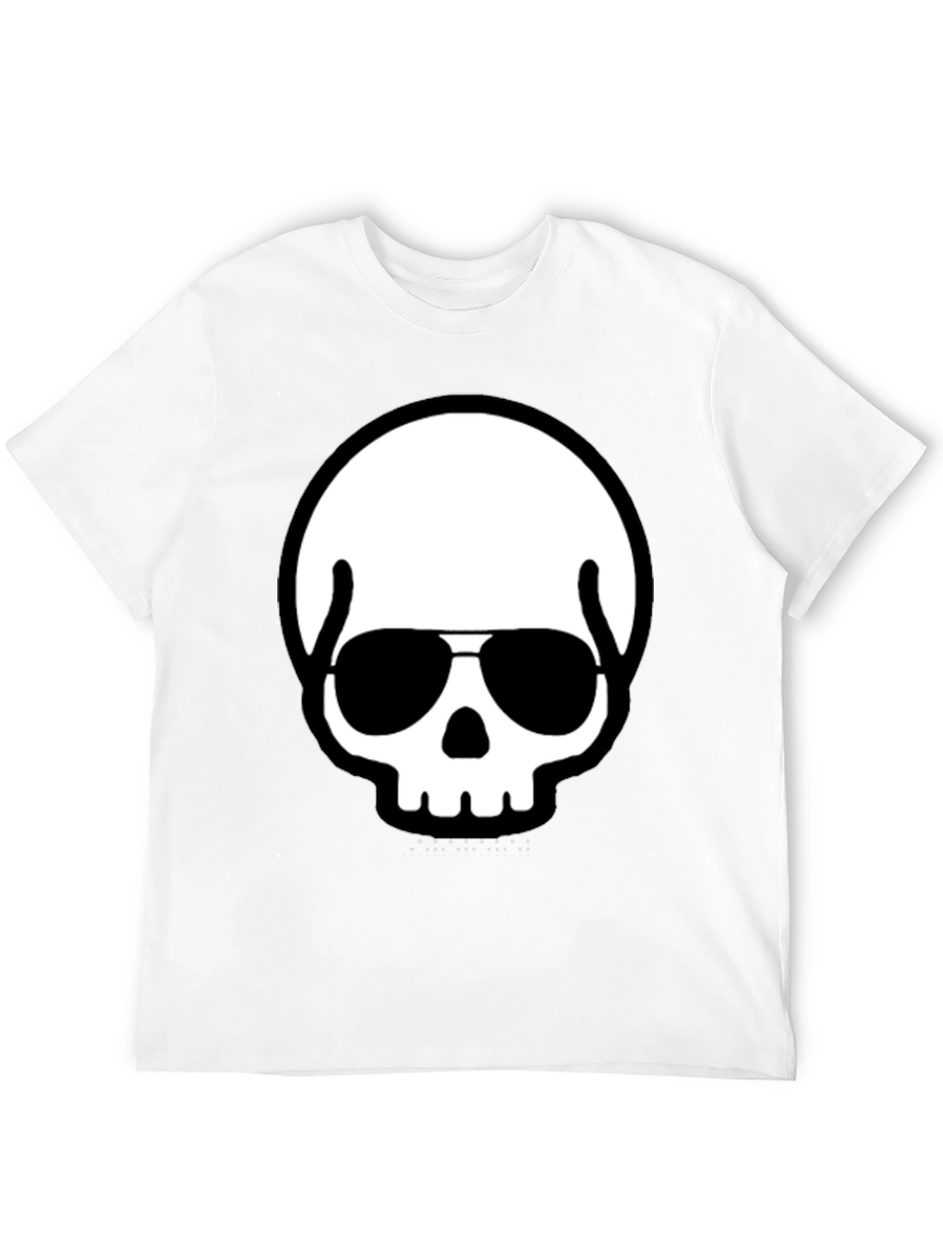 Cool Skull with Shades Black T-Shirt