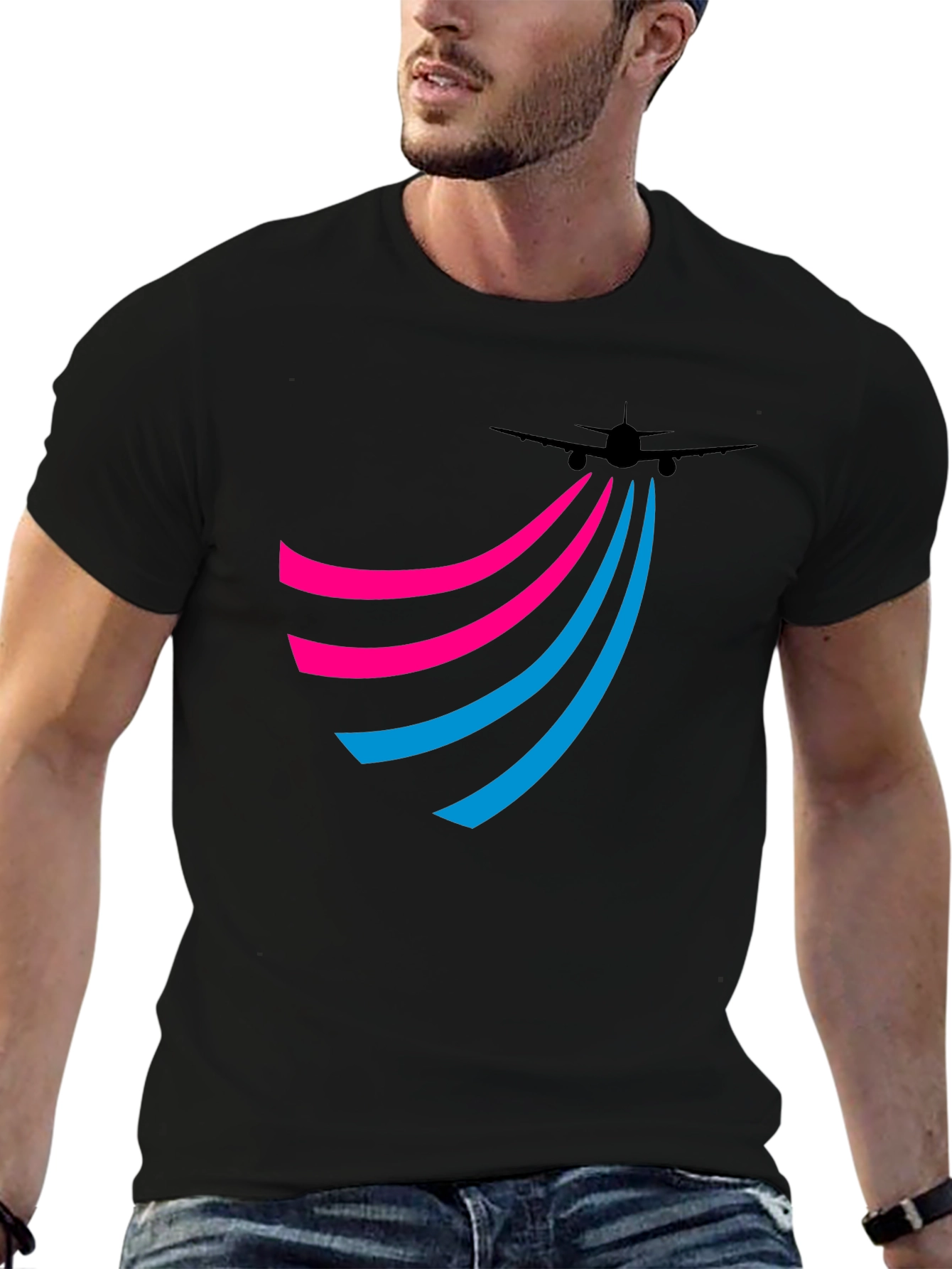 Airplane Trail Tee - Jet Setter Style!