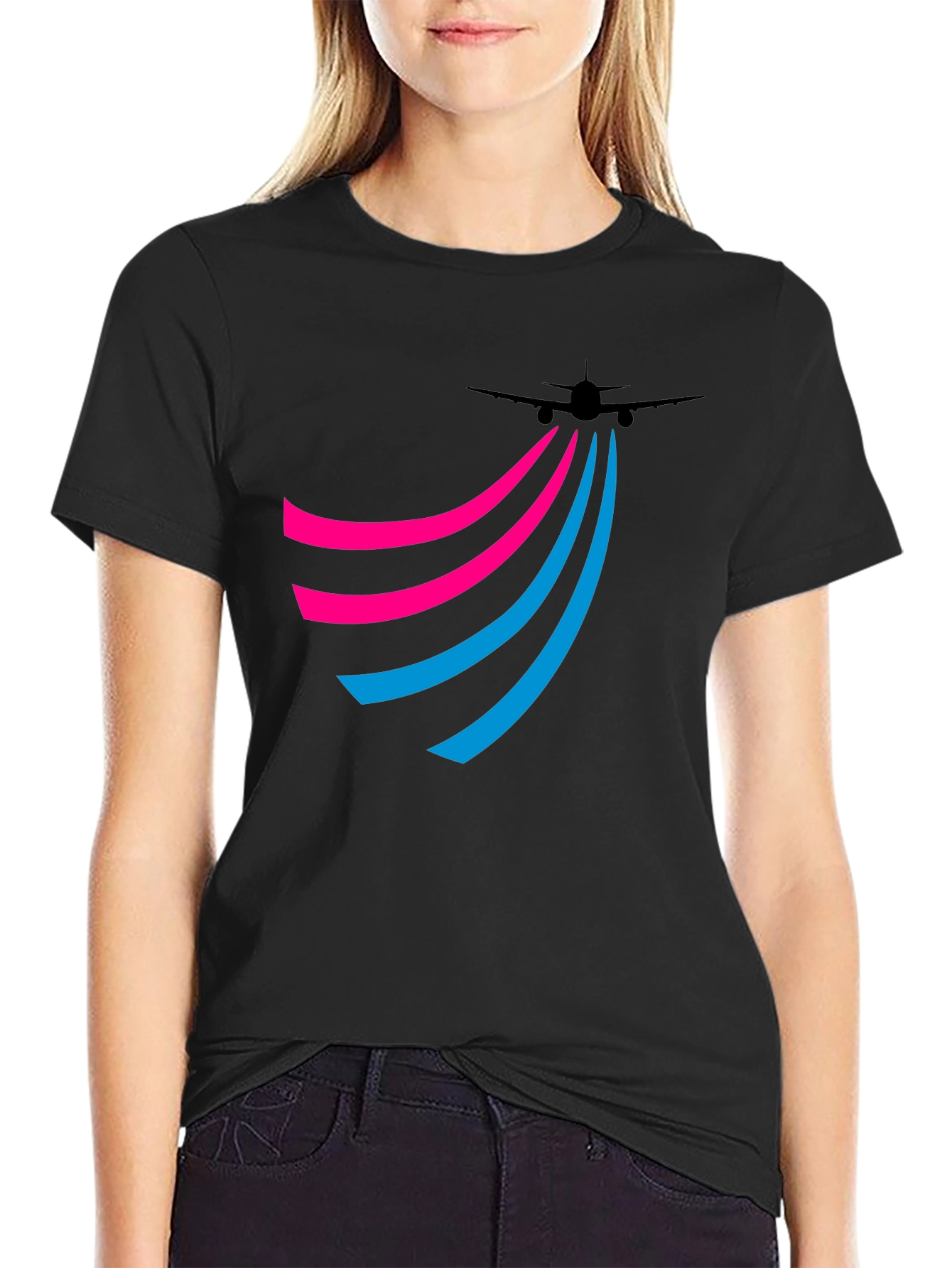 Airplane Trail Tee - Jet Setter Style!