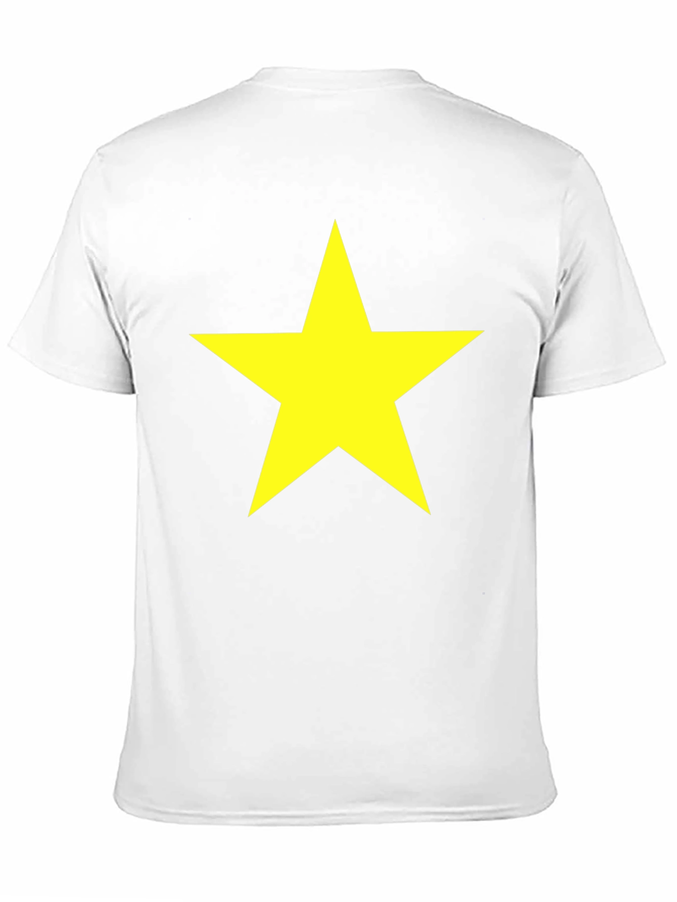 Bold Star Graphic Tee - Classic Crew Neck T-Shirt