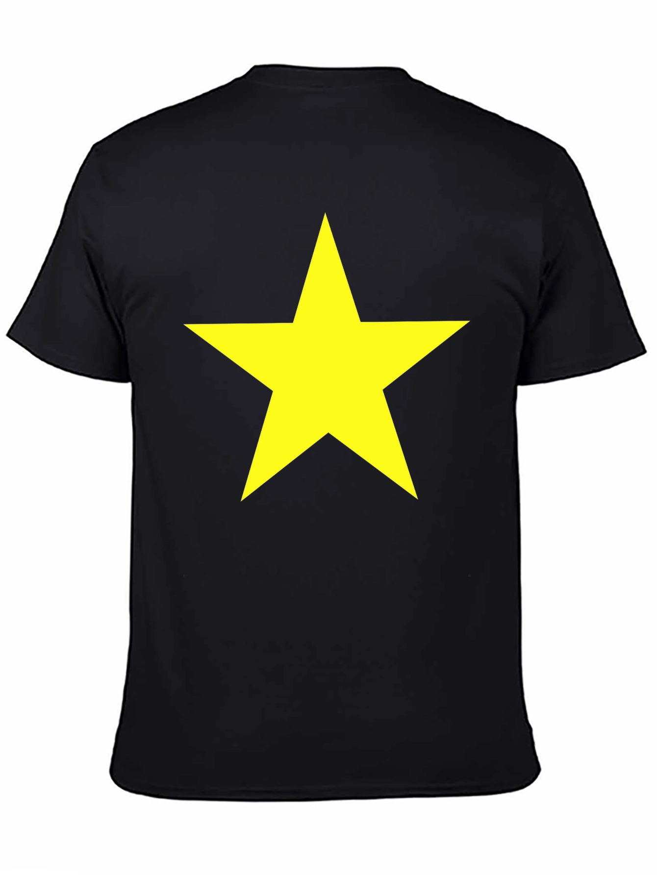 Bold Star Graphic Tee - Classic Crew Neck T-Shirt