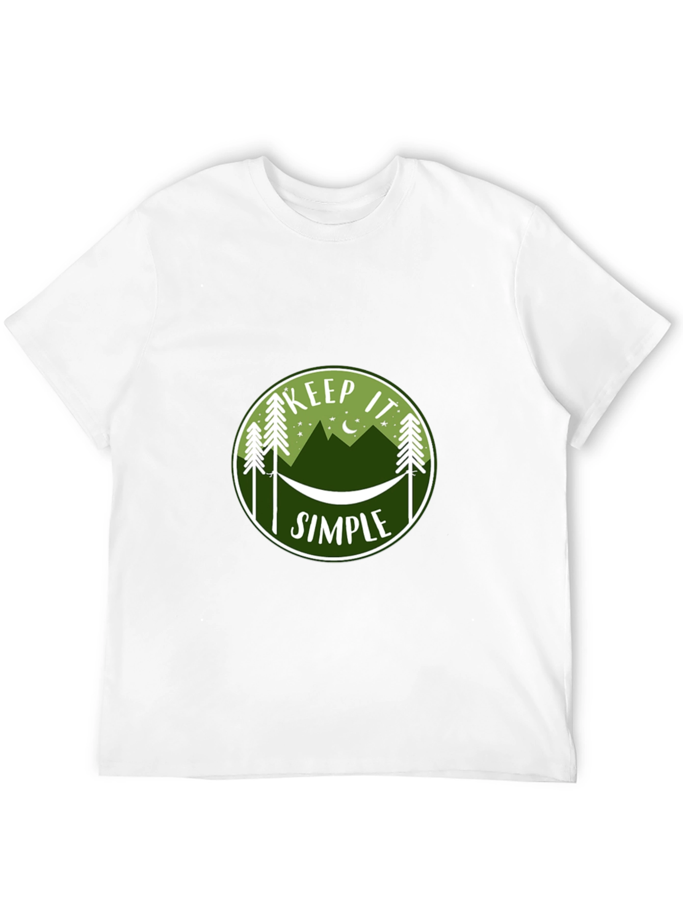 Keep It Simple T-Shirt: Nature & Hammock Graphic Tee