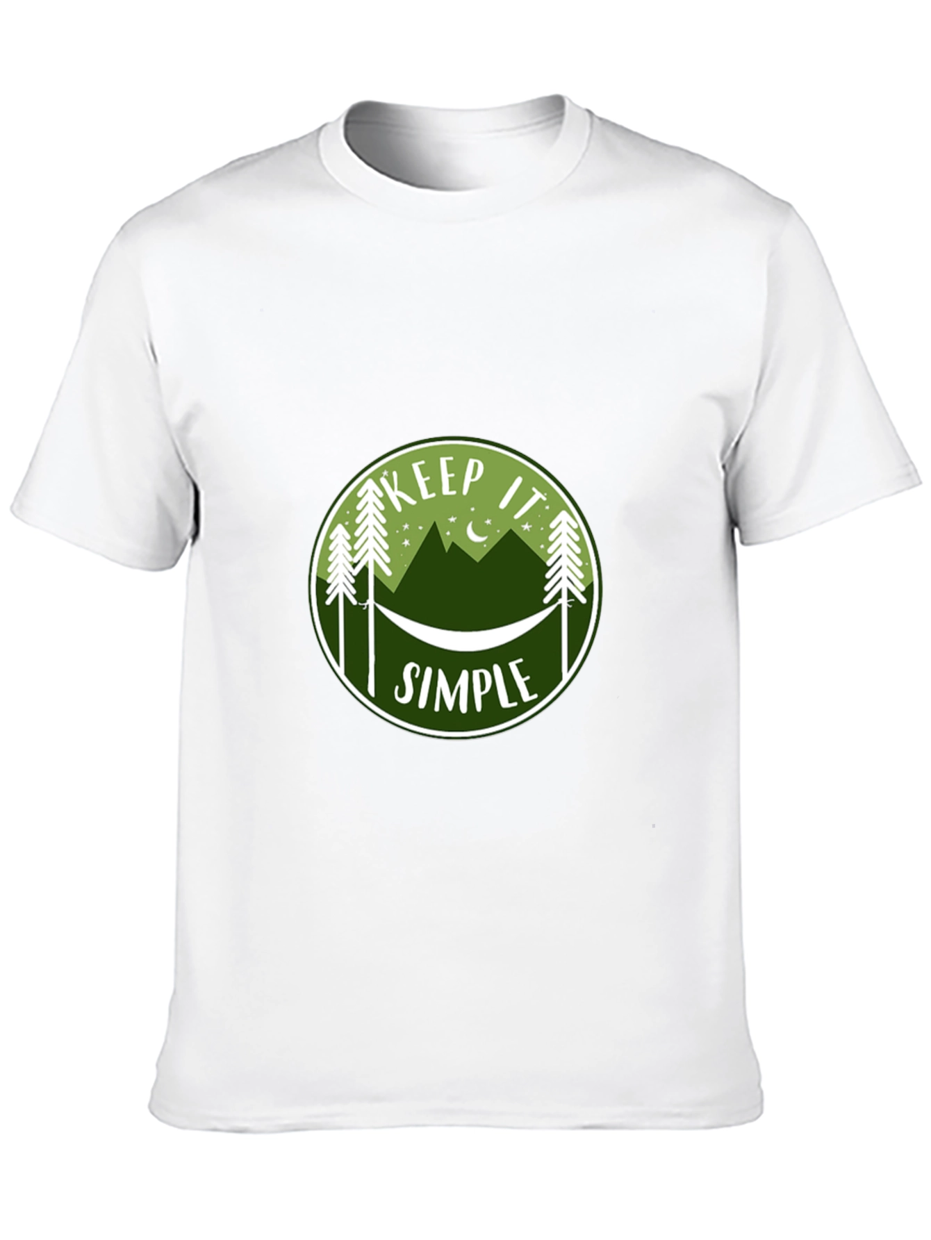 Keep It Simple T-Shirt: Nature & Hammock Graphic Tee