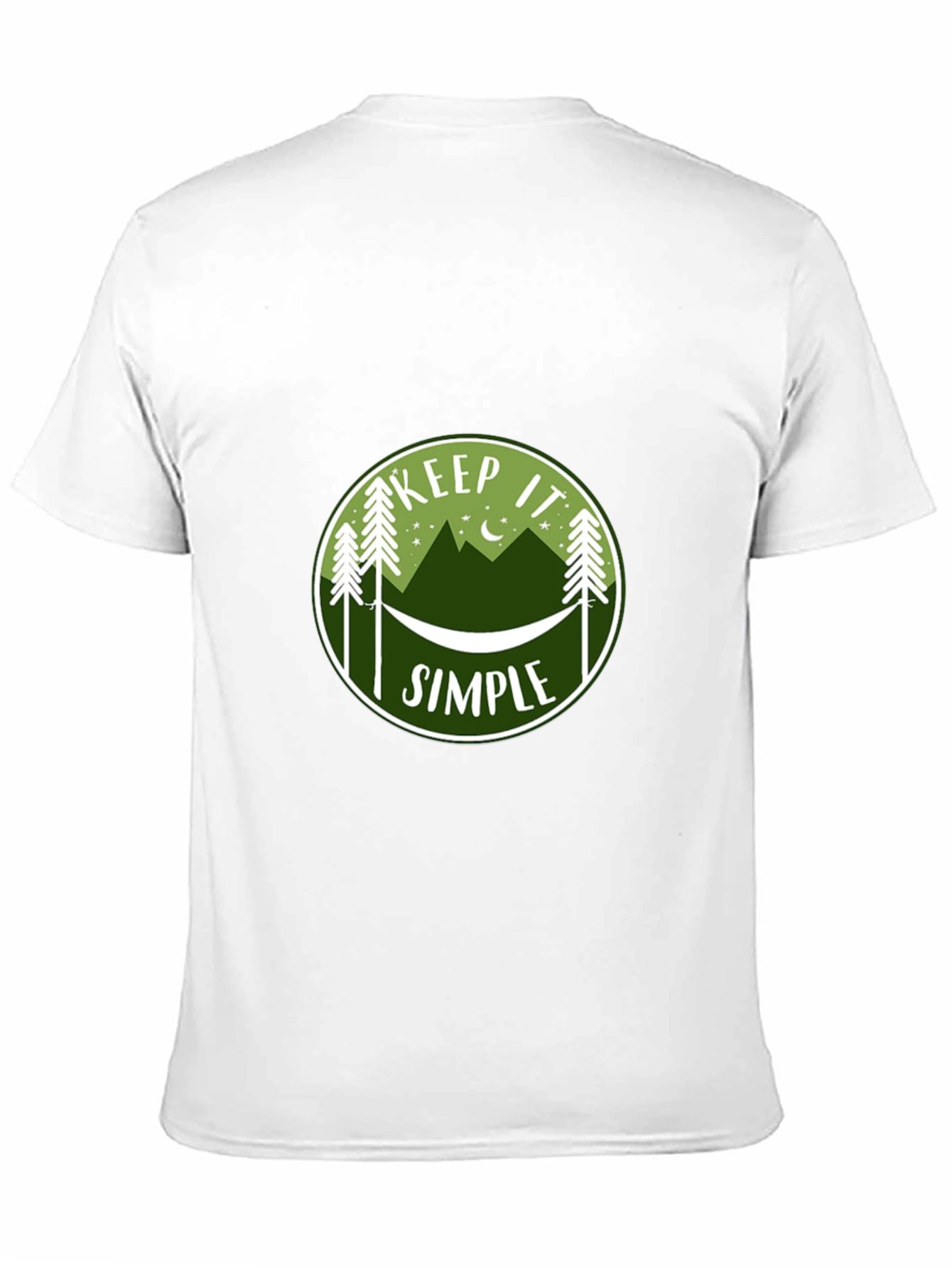 Keep It Simple T-Shirt: Nature & Hammock Graphic Tee
