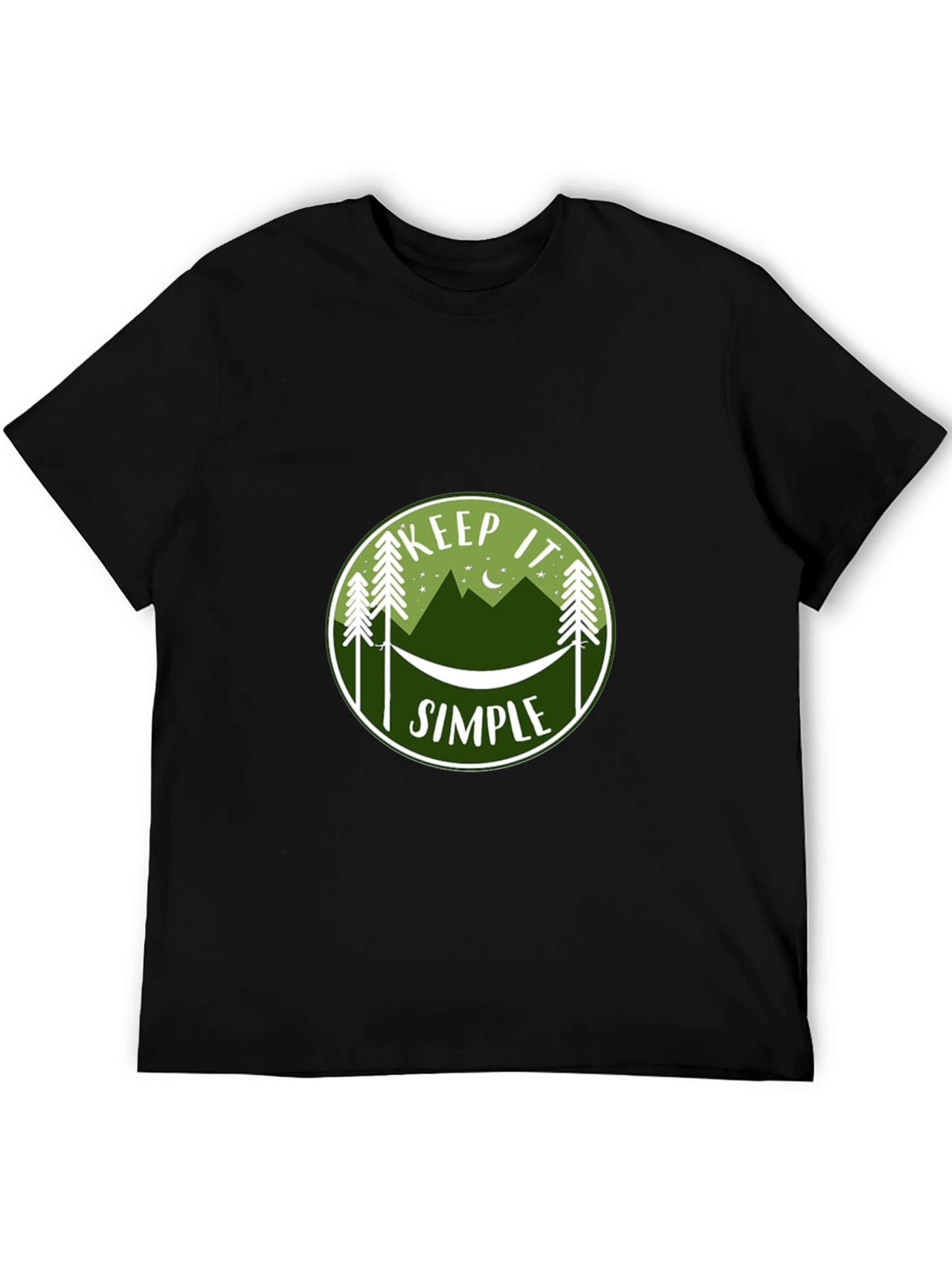 Keep It Simple T-Shirt: Nature & Hammock Graphic Tee