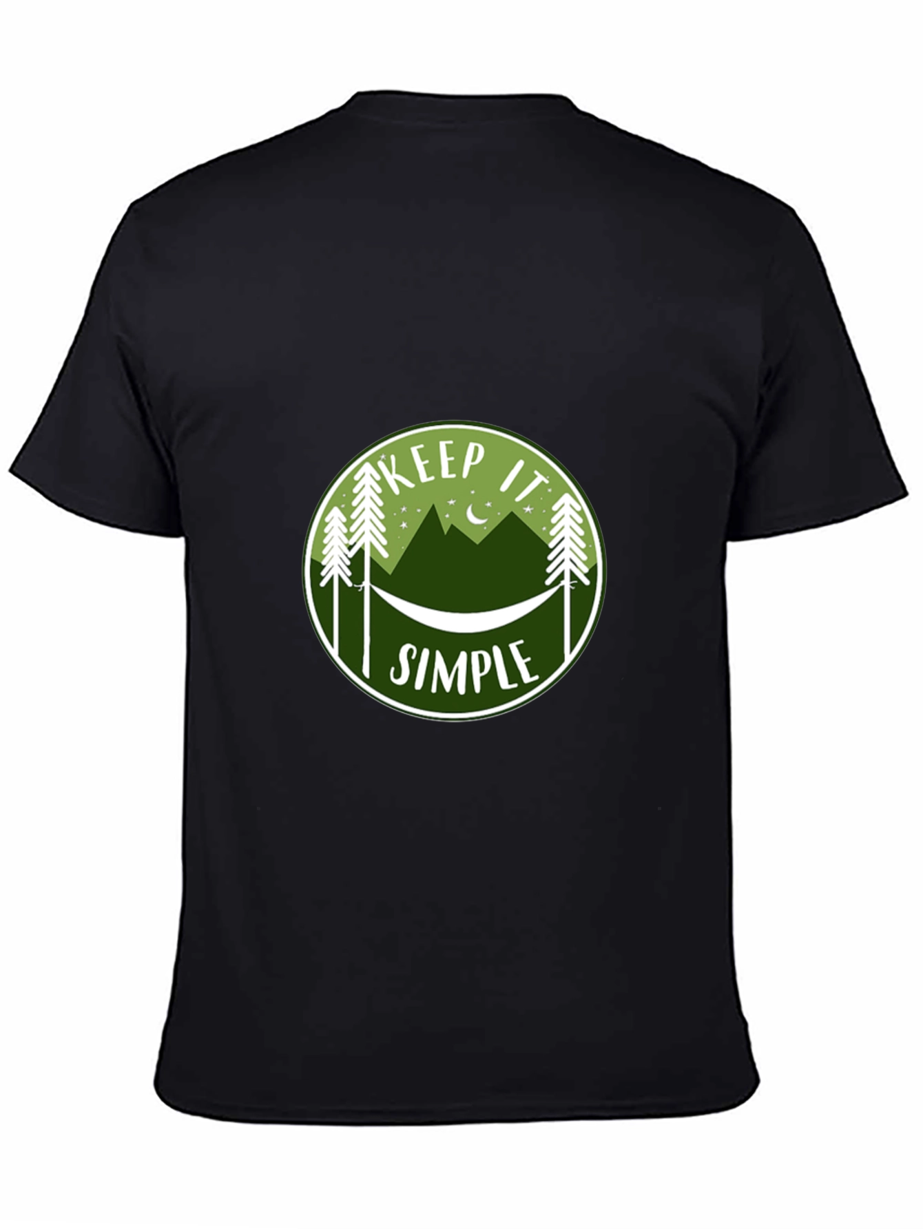 Keep It Simple T-Shirt: Nature & Hammock Graphic Tee