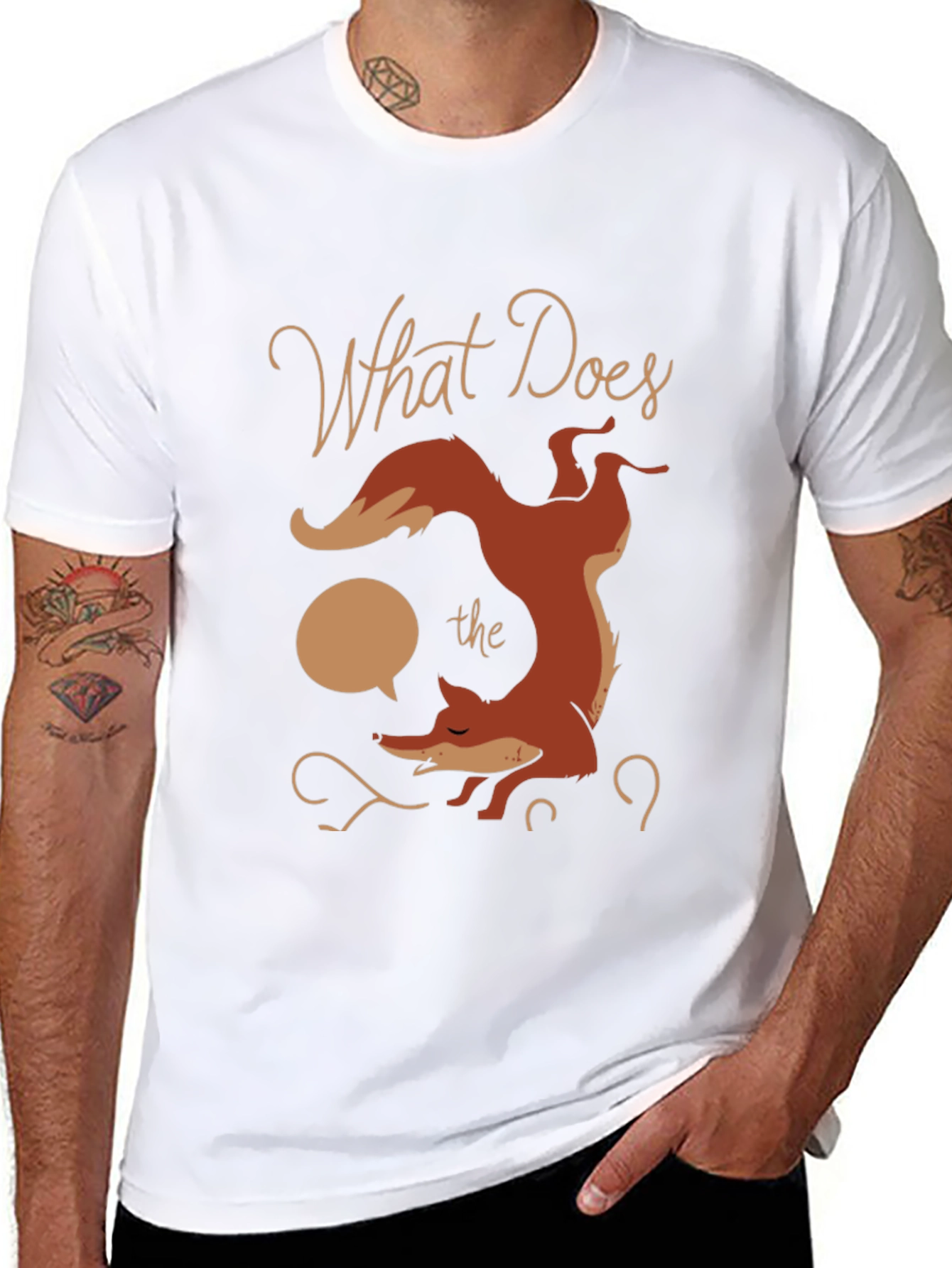 What Does the Fox Say? Graphic T-Shirt