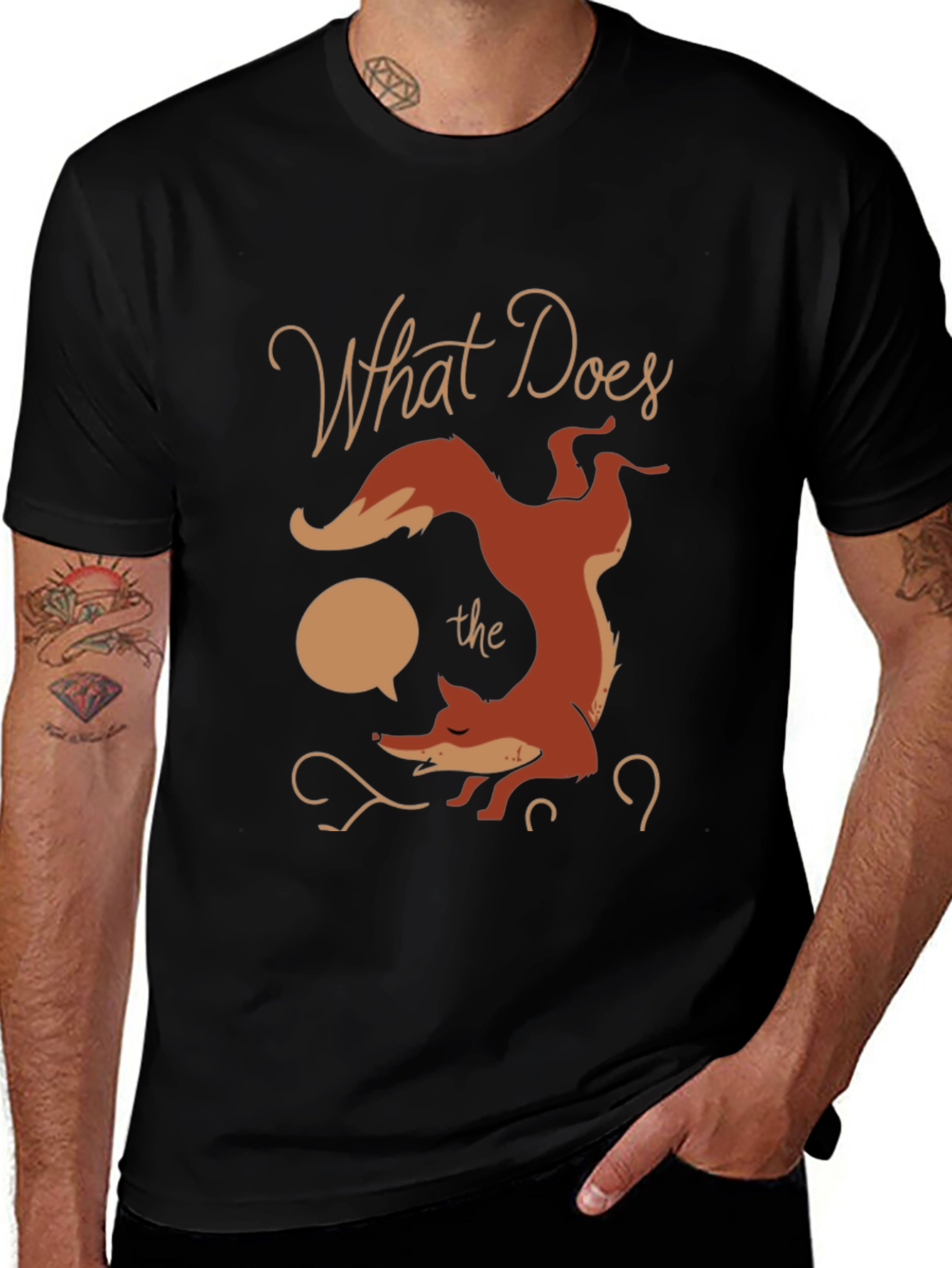 What Does the Fox Say? Graphic T-Shirt