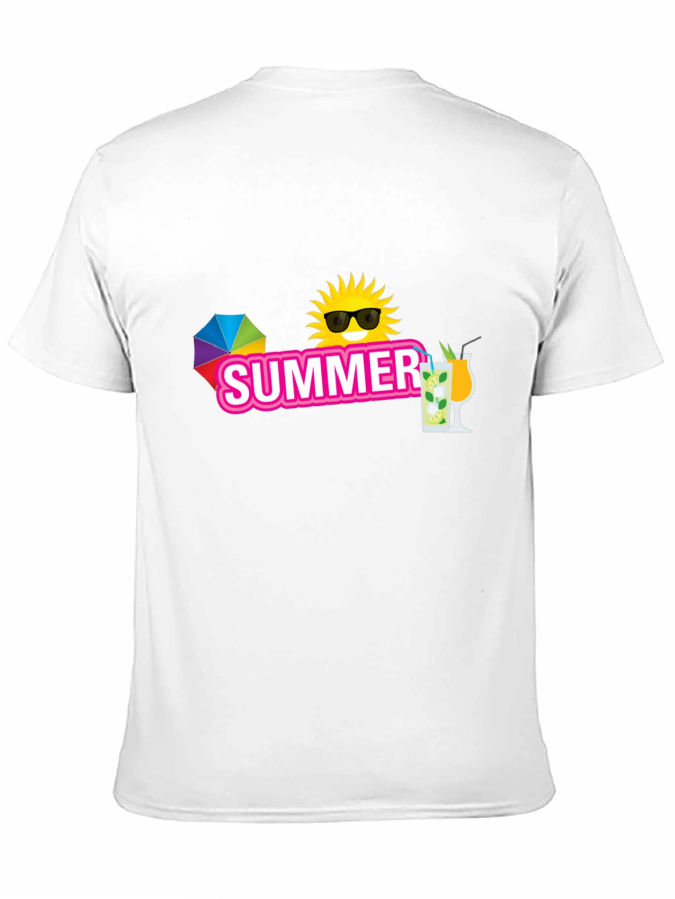 Summer Fun Black T-Shirt