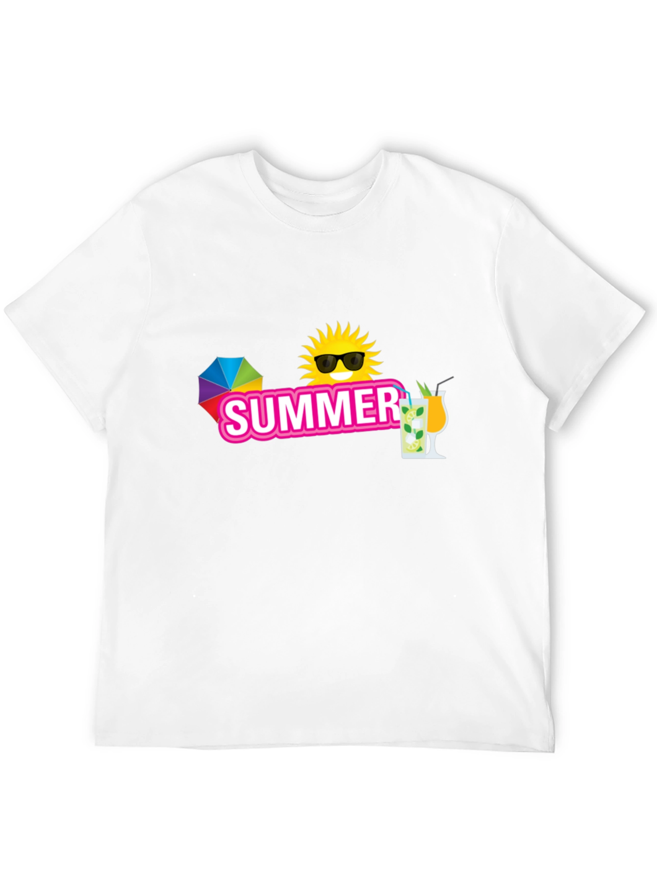 Summer Fun Black T-Shirt