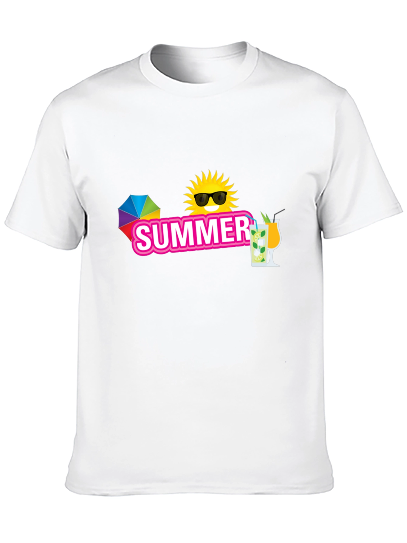 Summer Fun Black T-Shirt