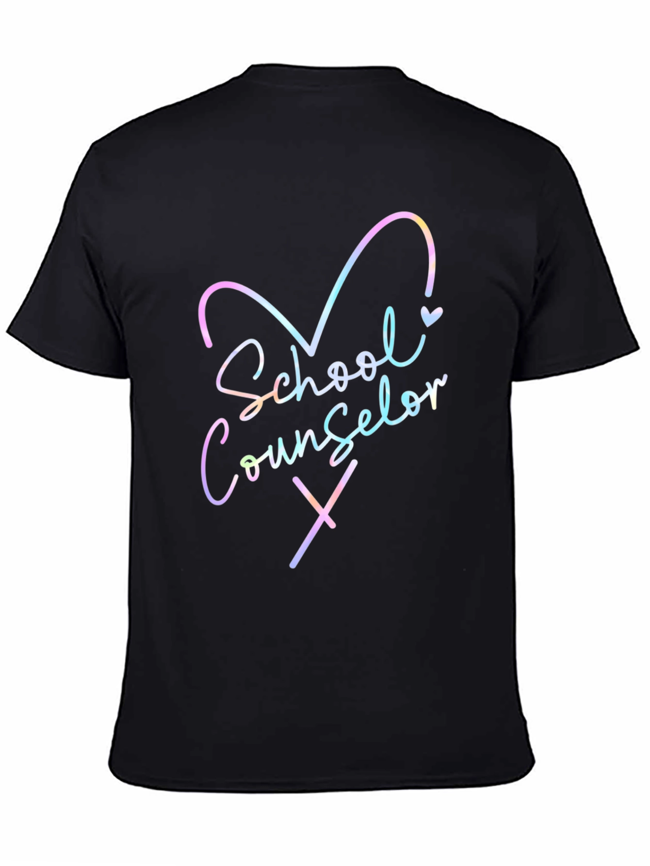 School Counselor T-Shirt - Heart Design