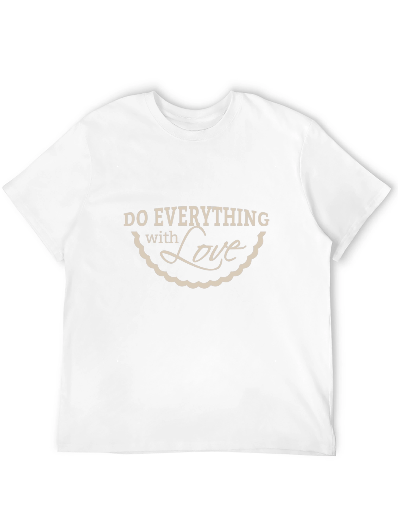 Do Everything With Love Black T-Shirt