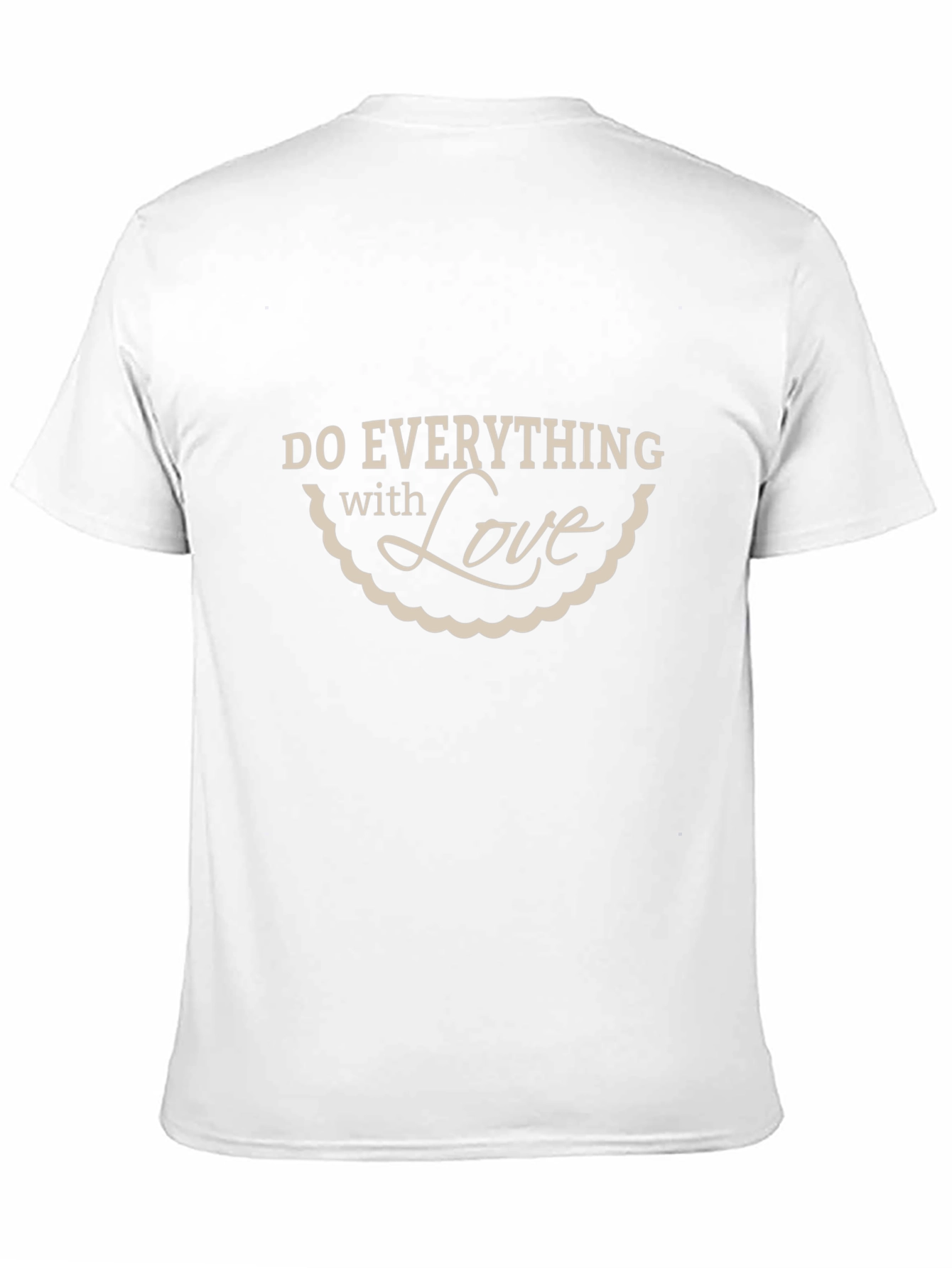 Do Everything With Love Black T-Shirt
