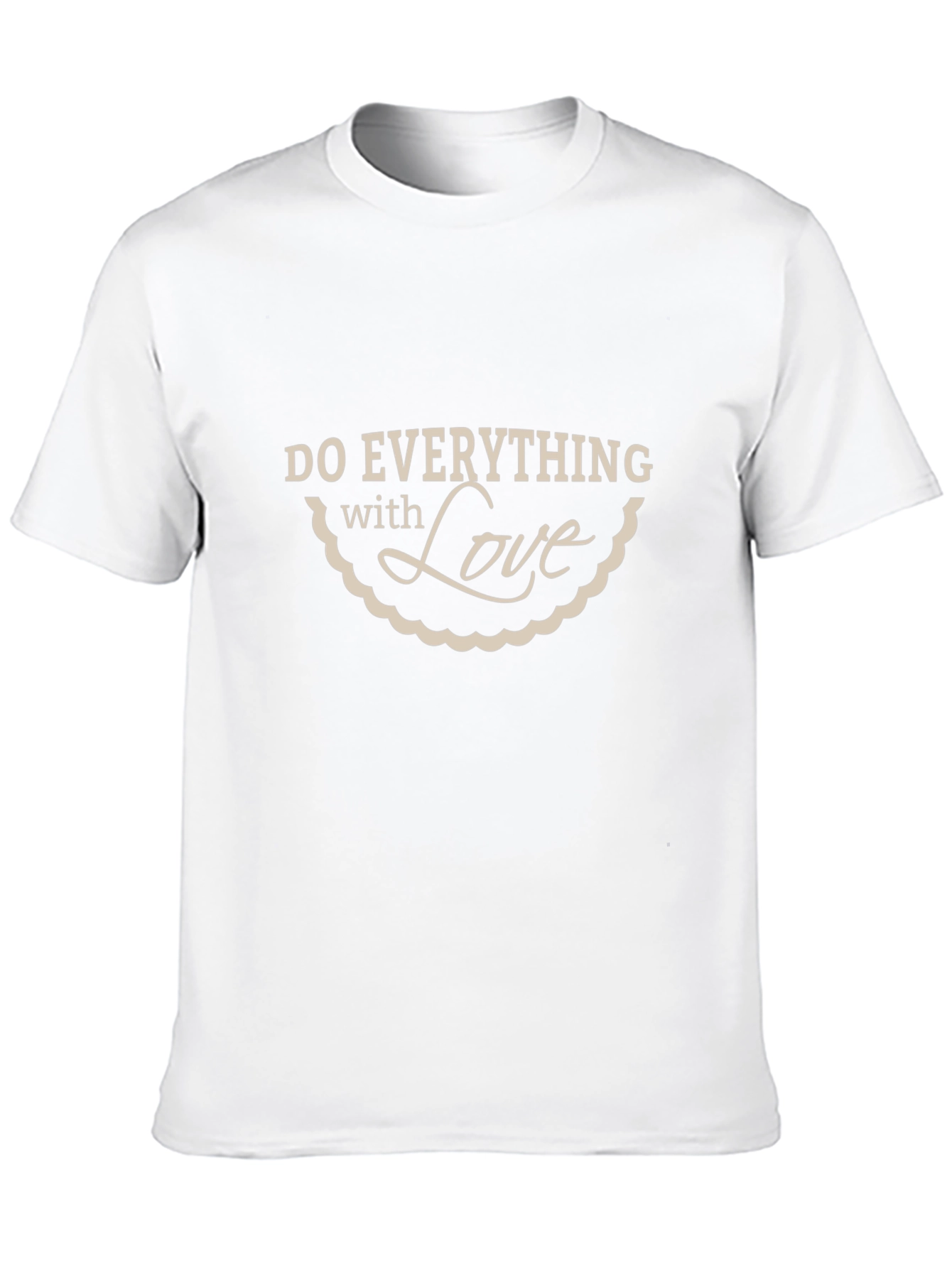 Do Everything With Love Black T-Shirt