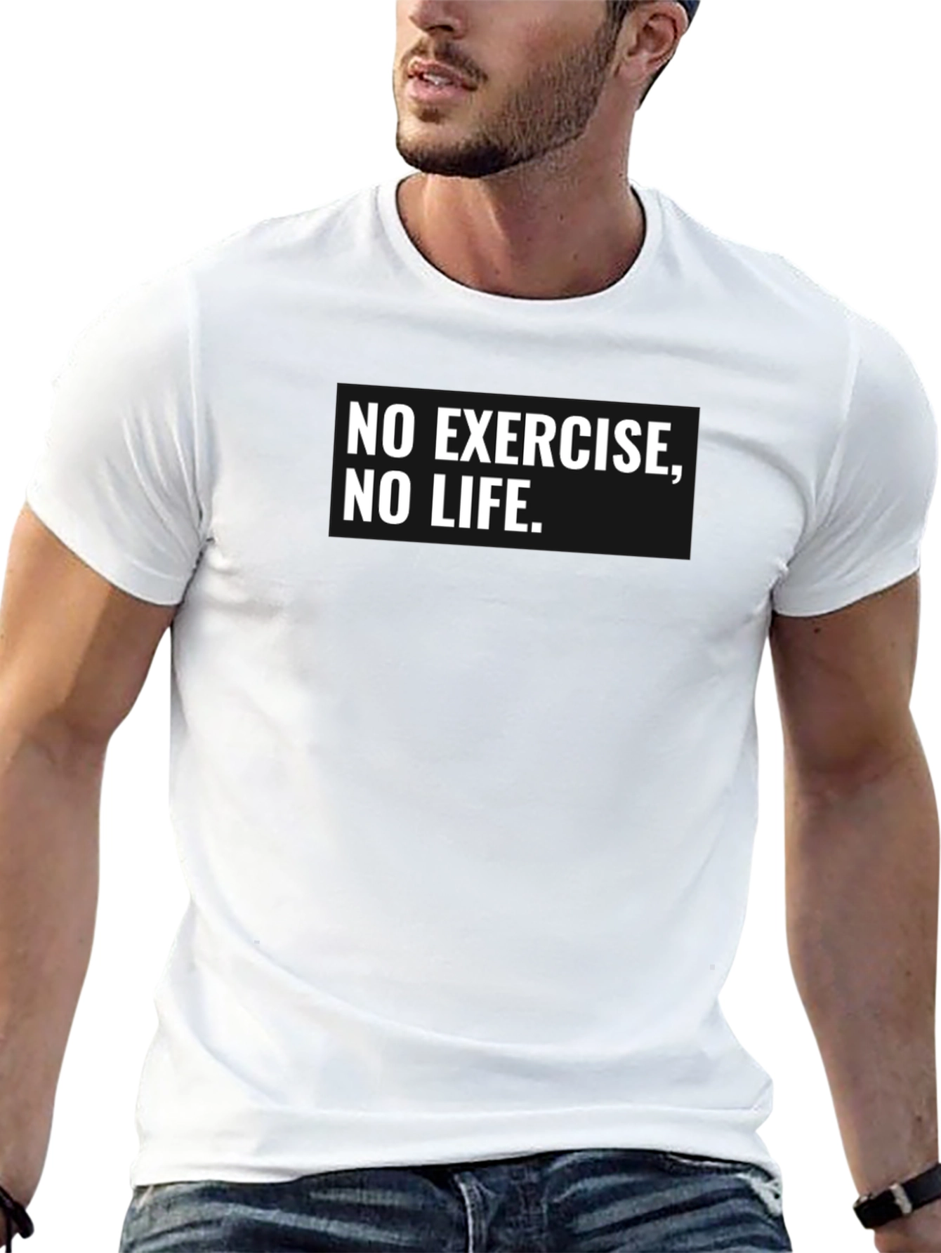 No Exercise No Life Graphic Tee