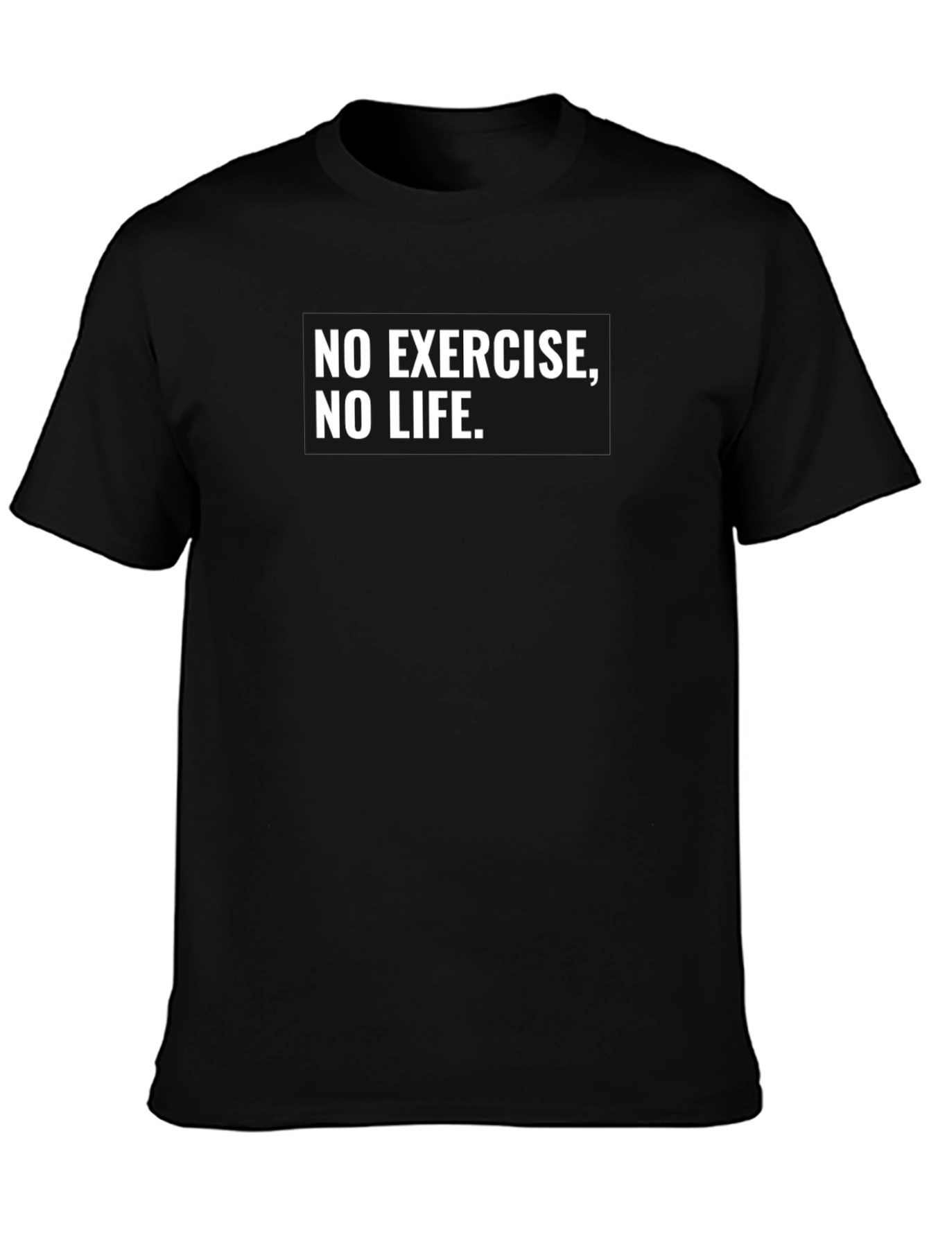 No Exercise No Life Graphic Tee