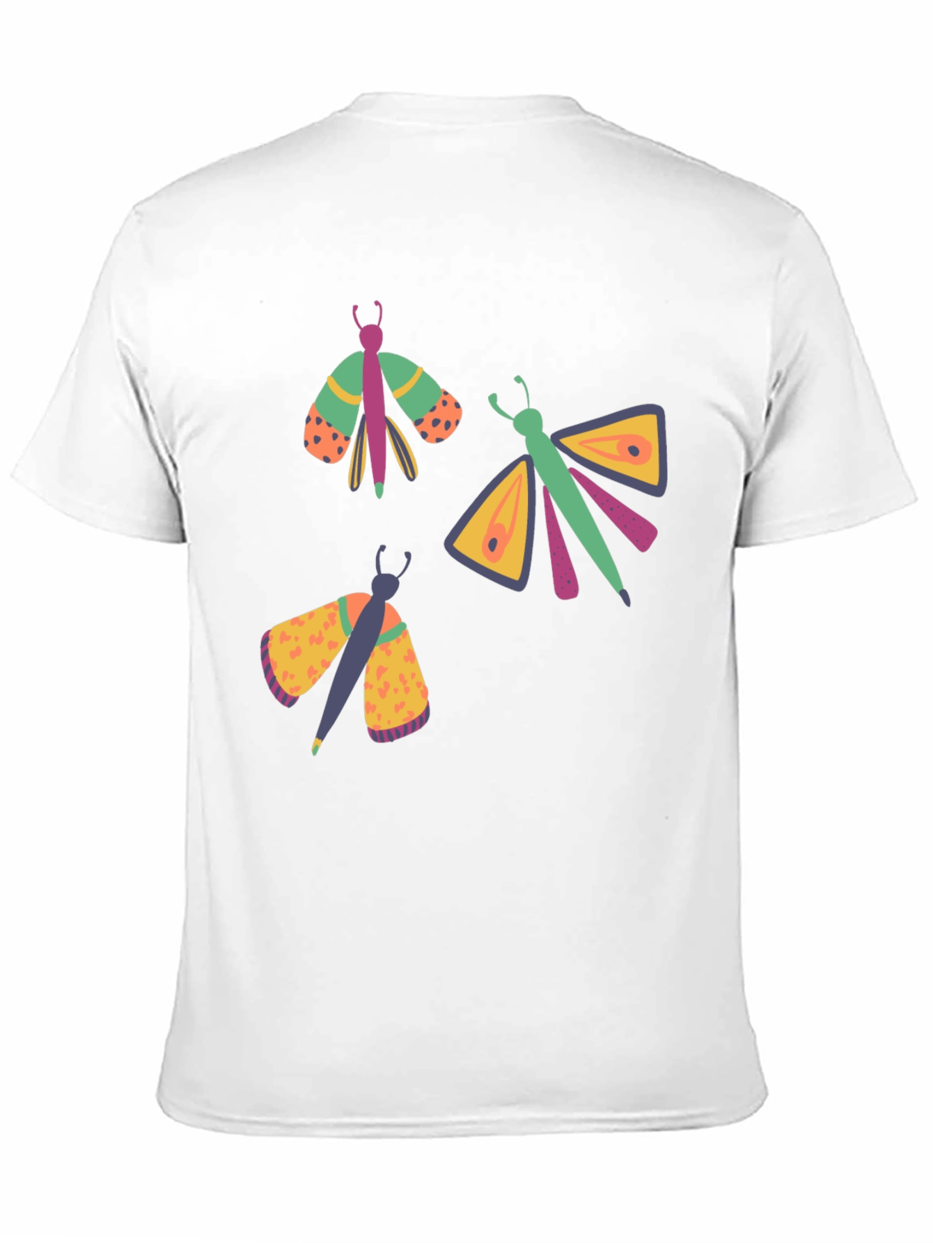 Moth Graphic Tee - Mens Black T-Shirt
