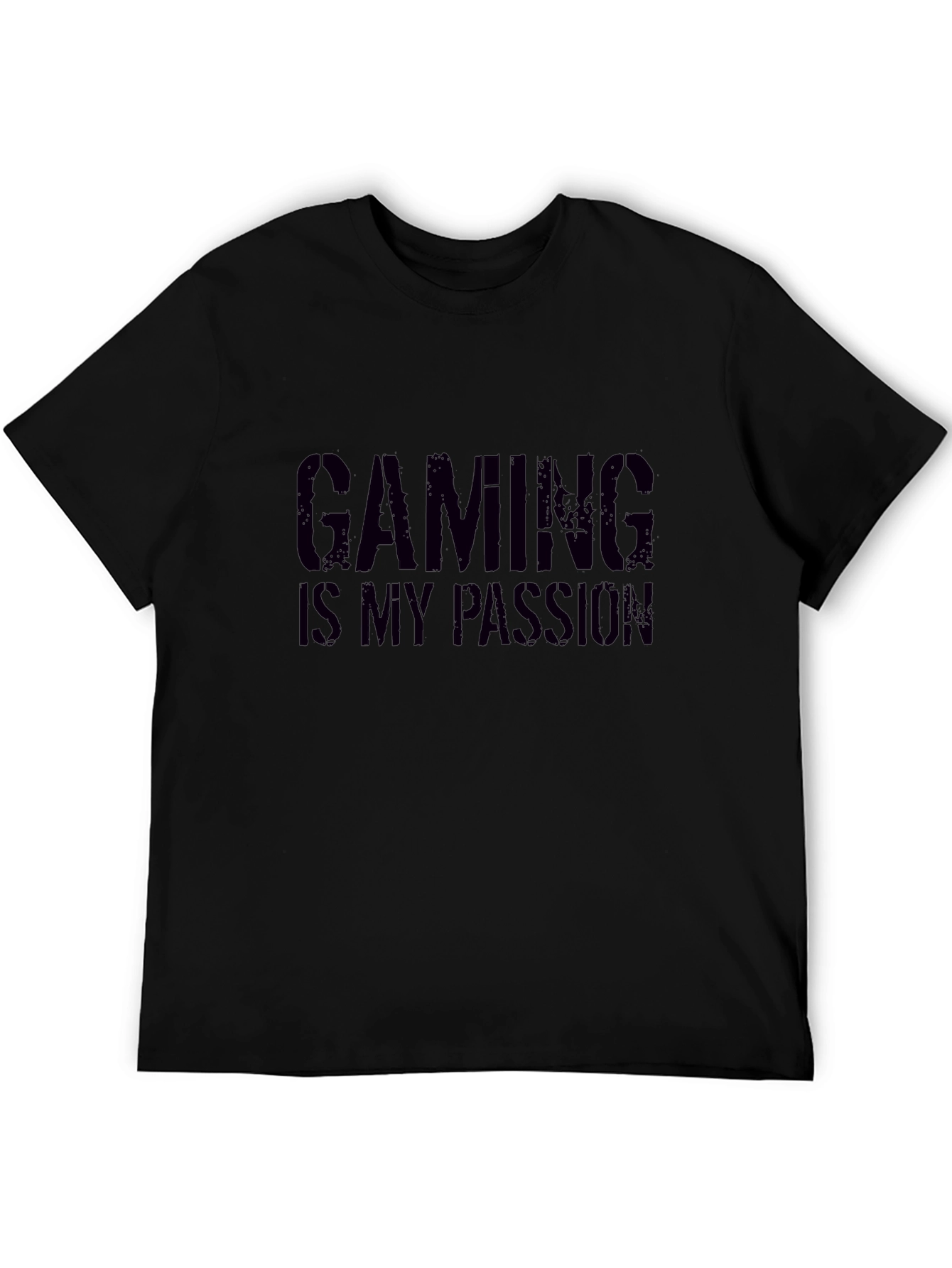 Gaming is My Passion Black T-Shirt