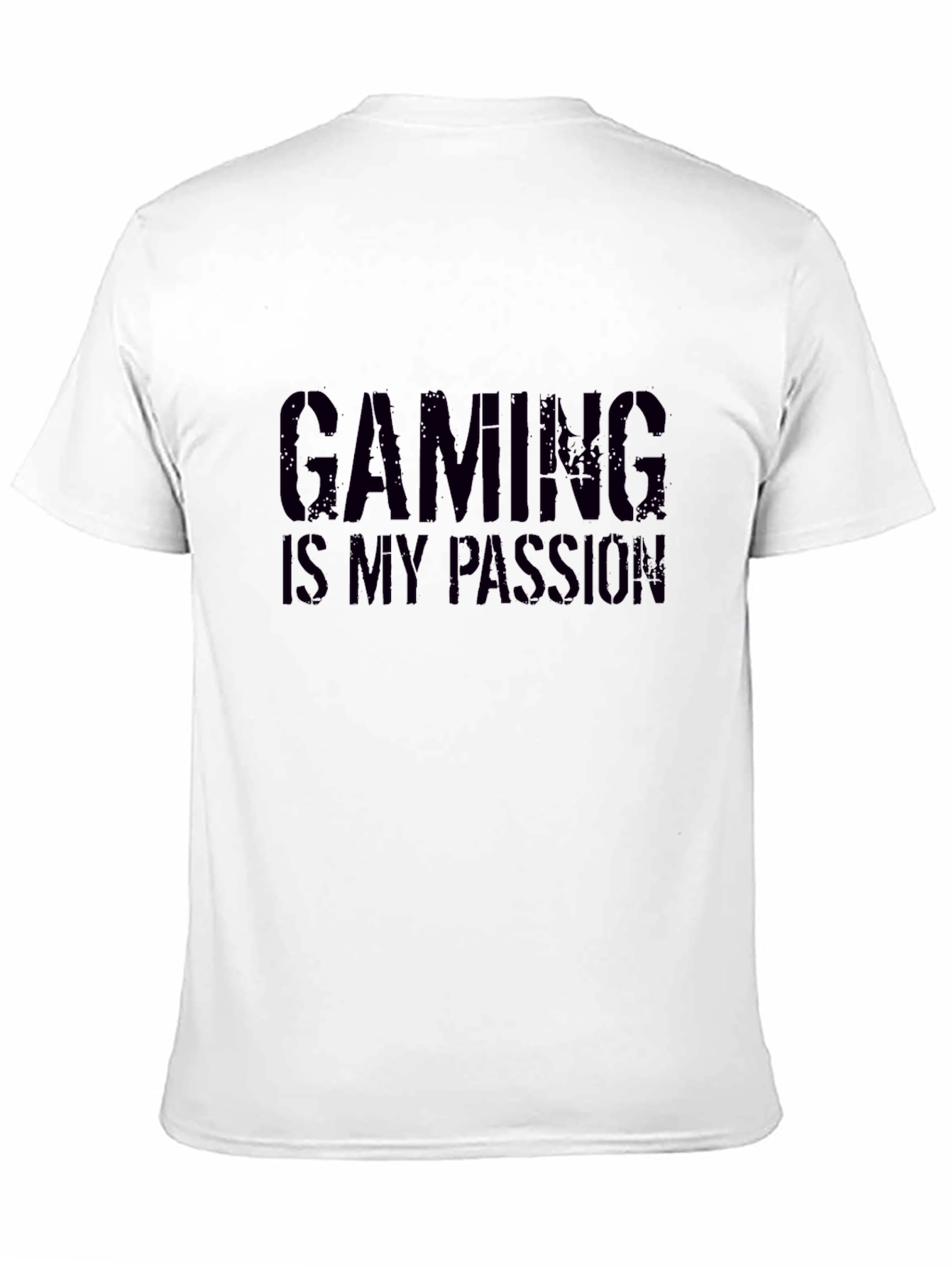 Gaming is My Passion Black T-Shirt