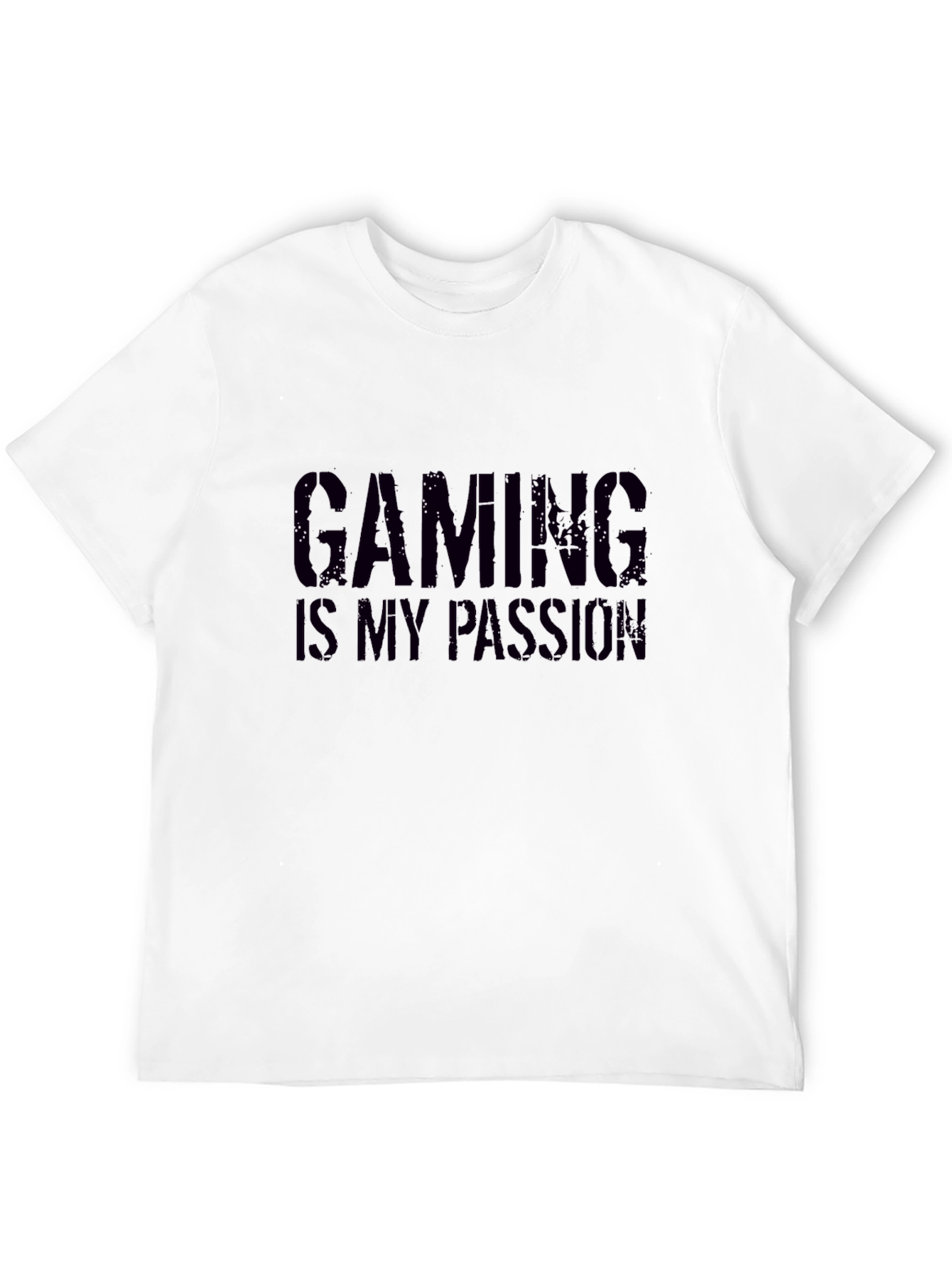 Gaming is My Passion Black T-Shirt