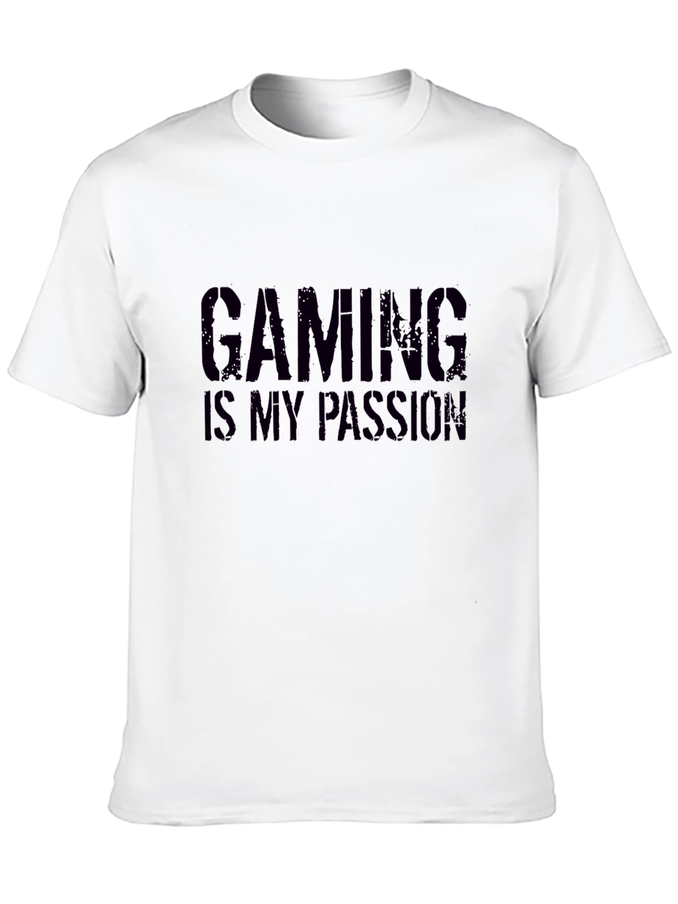 Gaming is My Passion Black T-Shirt